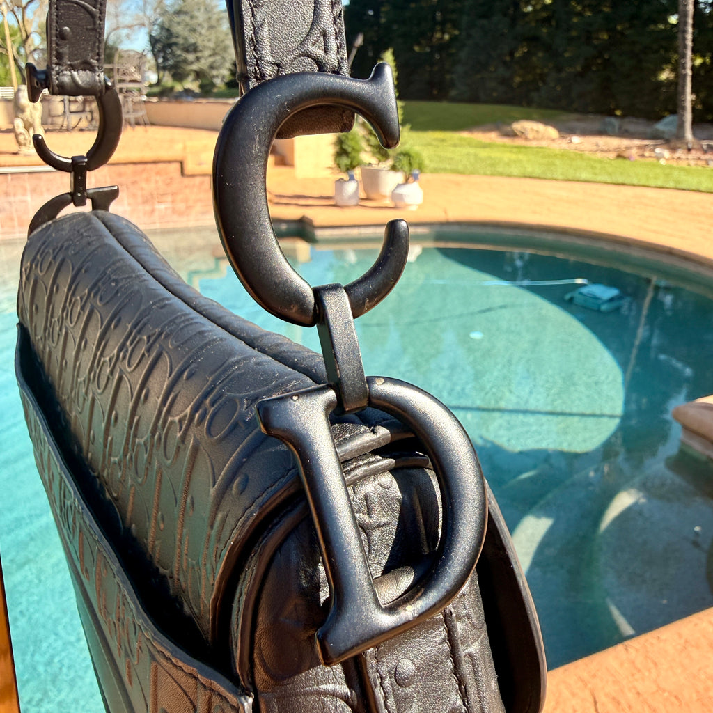 Dior Saddle Bag Embossed Medium