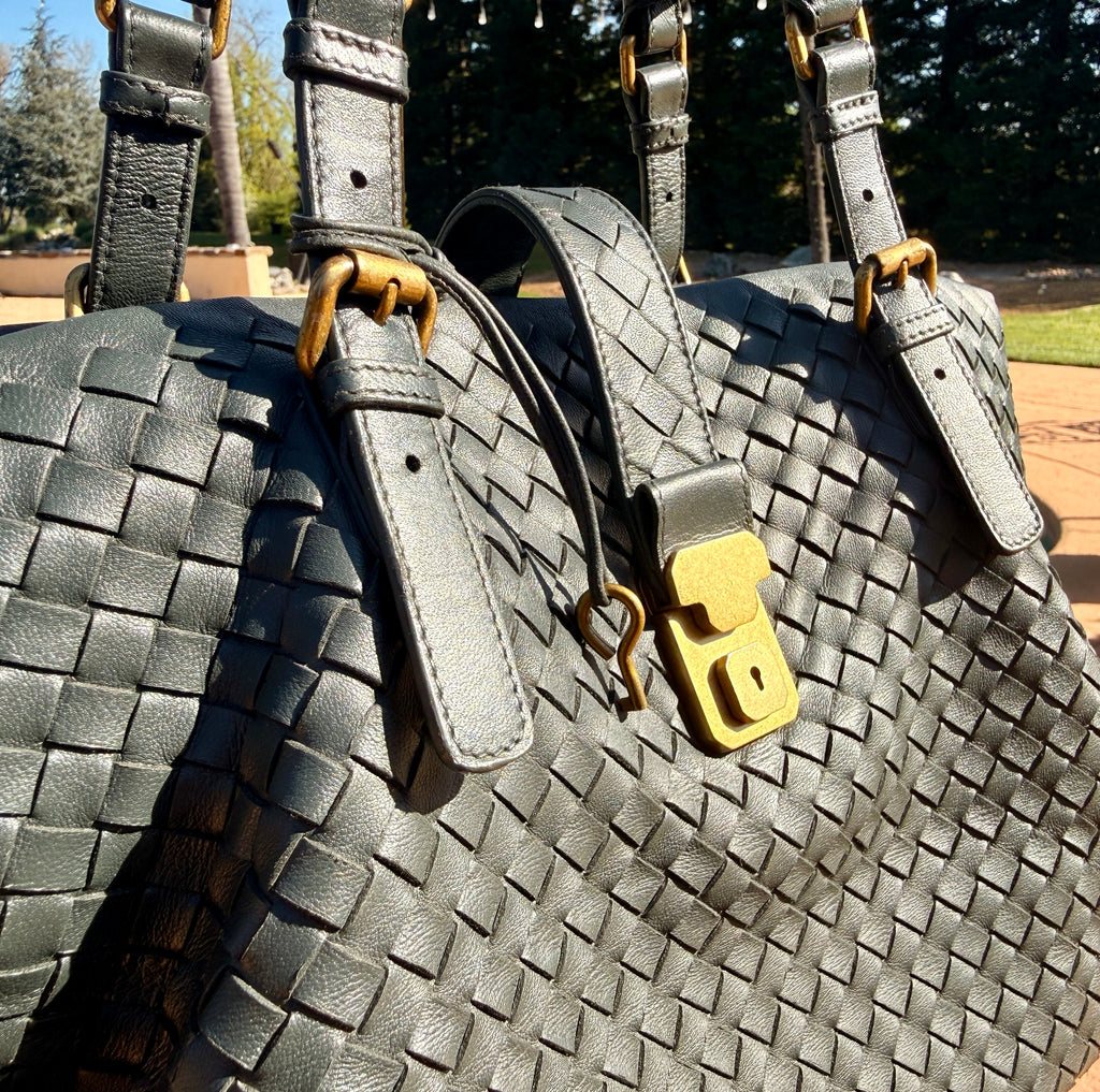 Bottega Veneta Large Roma Tote Bag Intrecciato