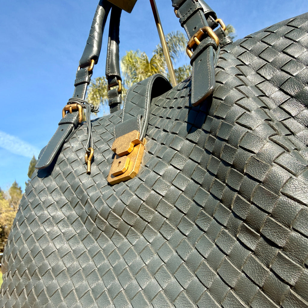 Bottega Veneta Large Roma Tote Bag Intrecciato
