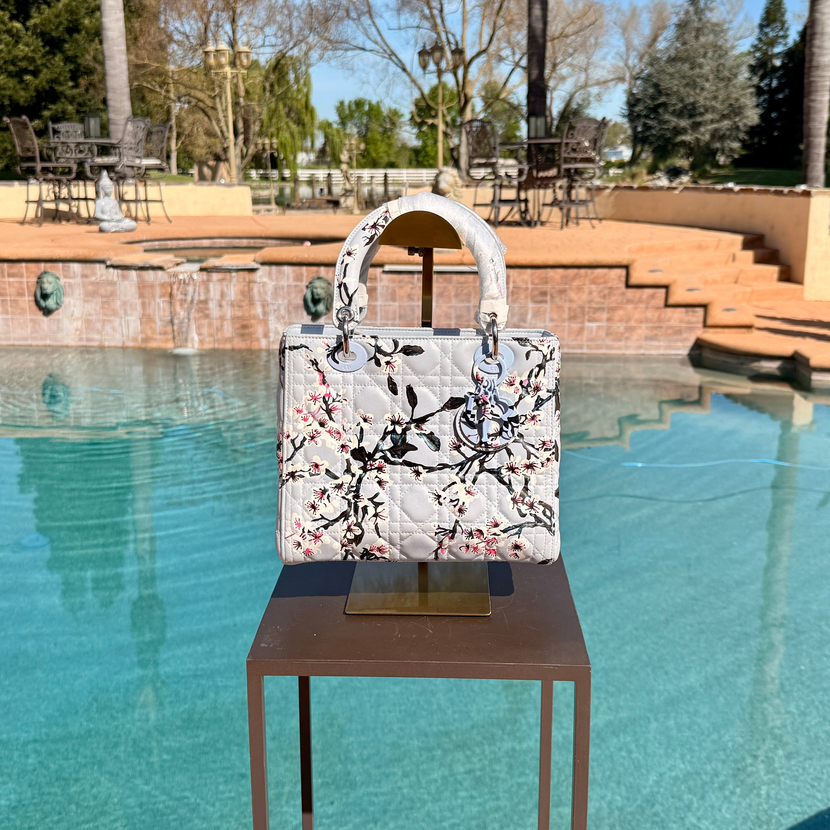 Christian Dior Lady Dior Medium Cherry Blossom Limited Edition