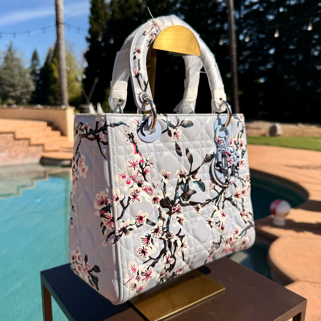 Christian Dior Lady Dior Medium Cherry Blossom Limited Edition