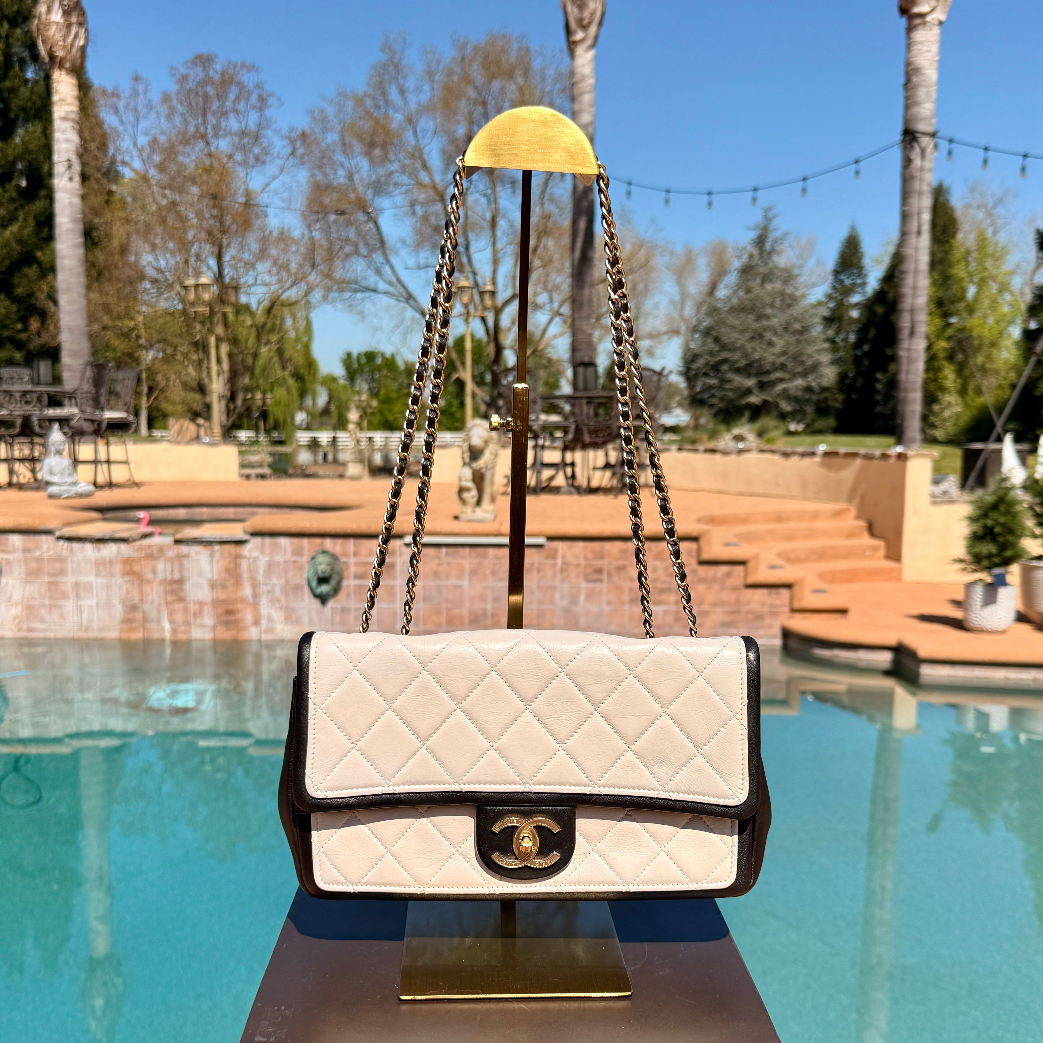 Chanel Shoulder Bag Panda Style
