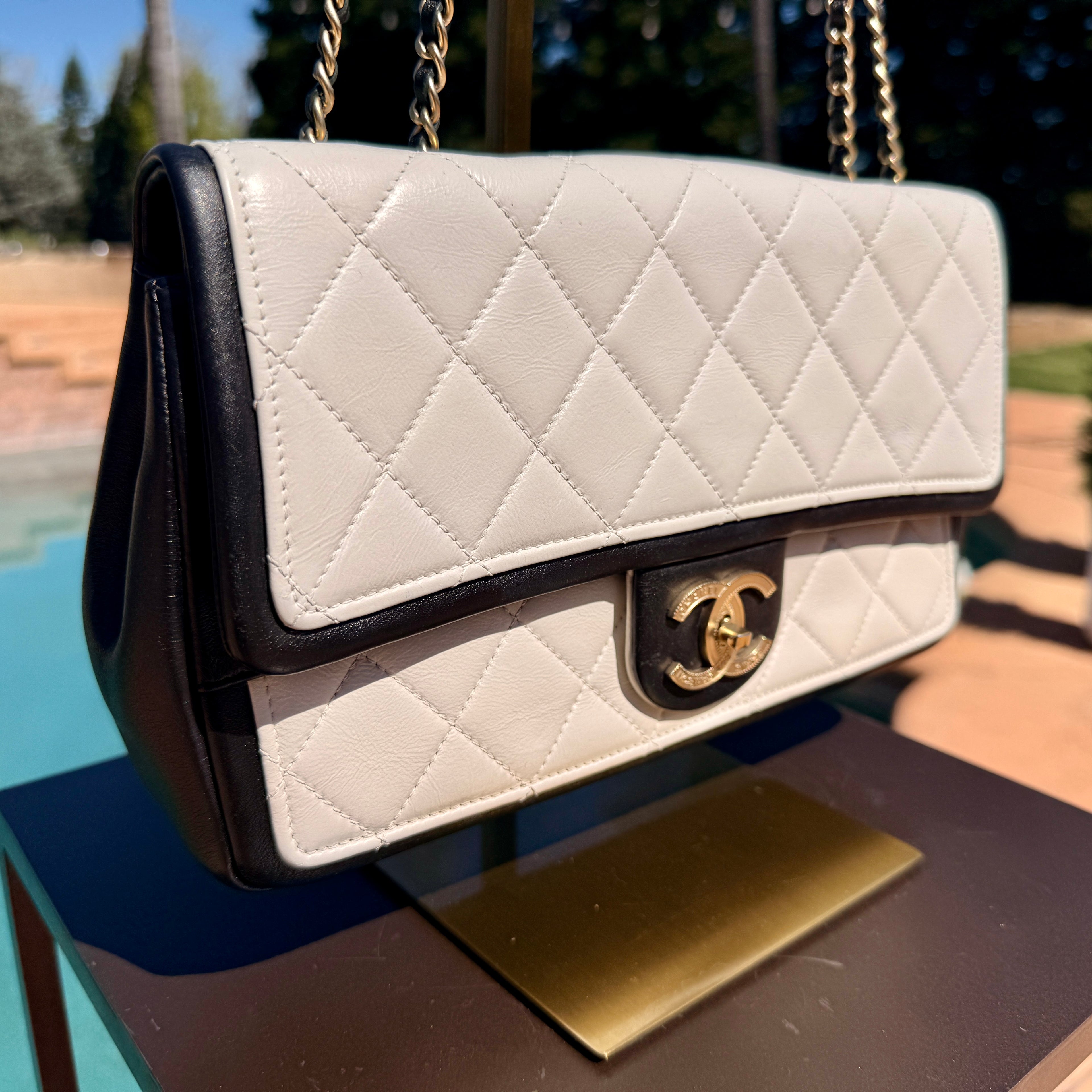 Chanel Shoulder Bag Panda Style