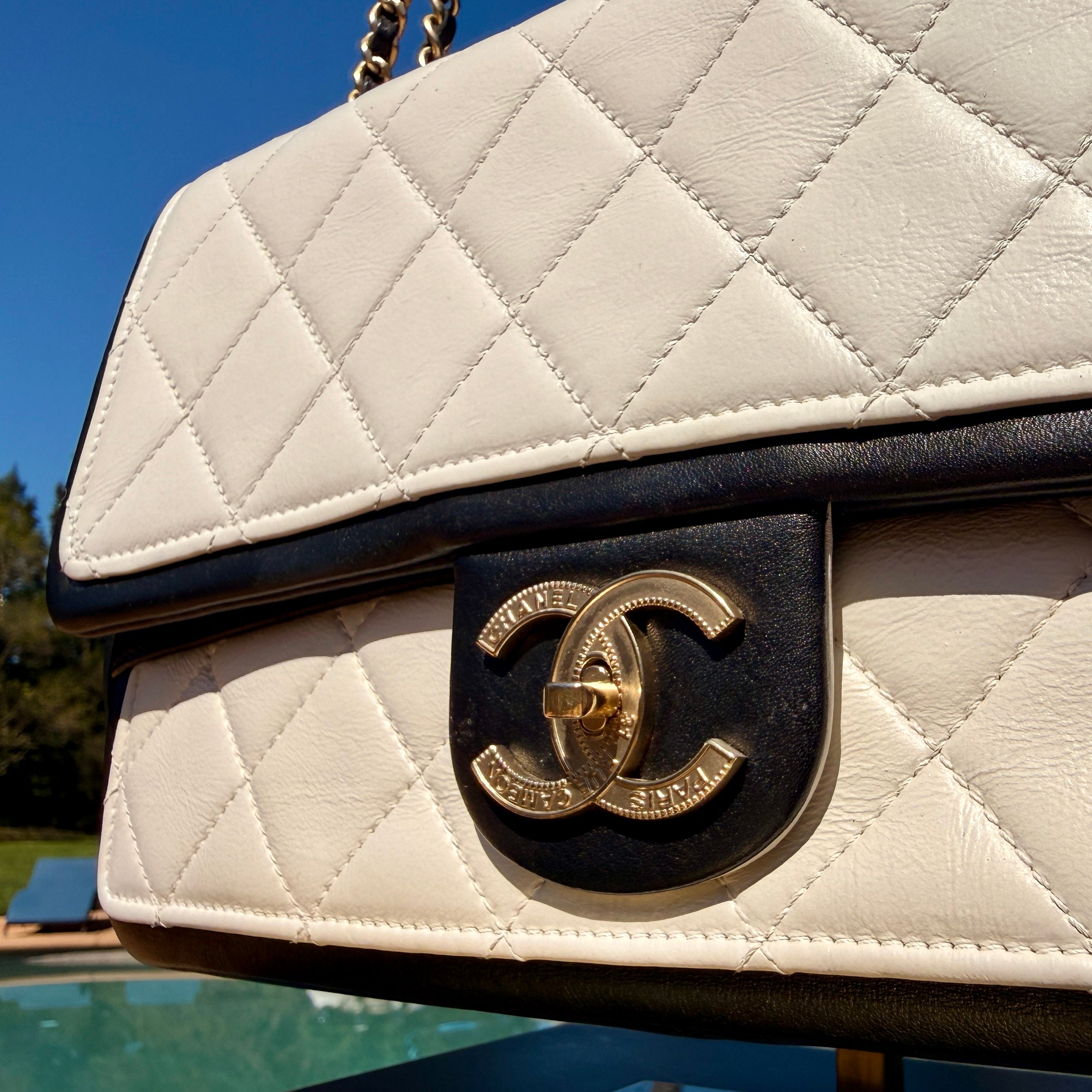 Chanel Shoulder Bag Panda Style