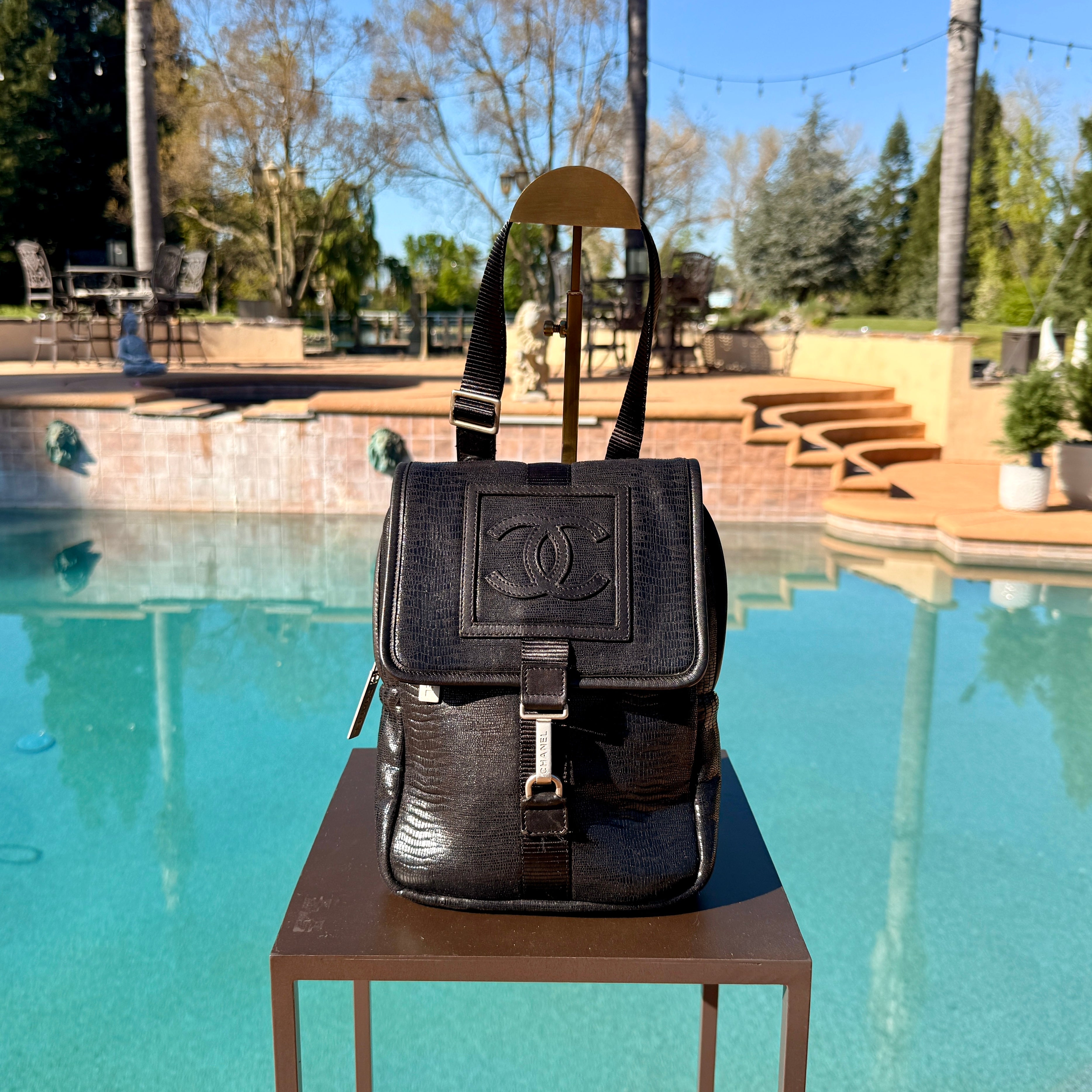 Chanel Crossbody CC Casual Bag with Silver Hardware