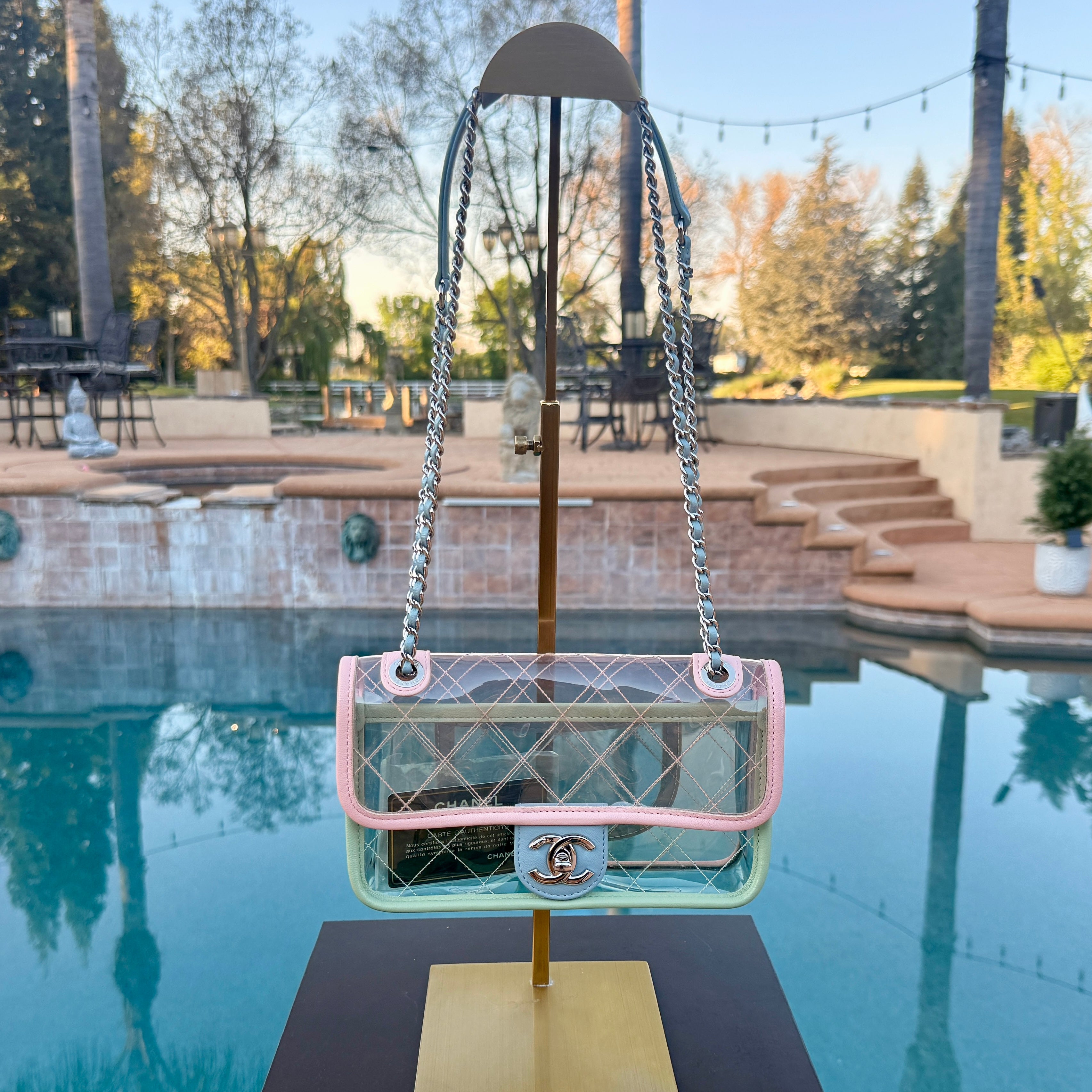 Chanel Clear PVC Splash Bag