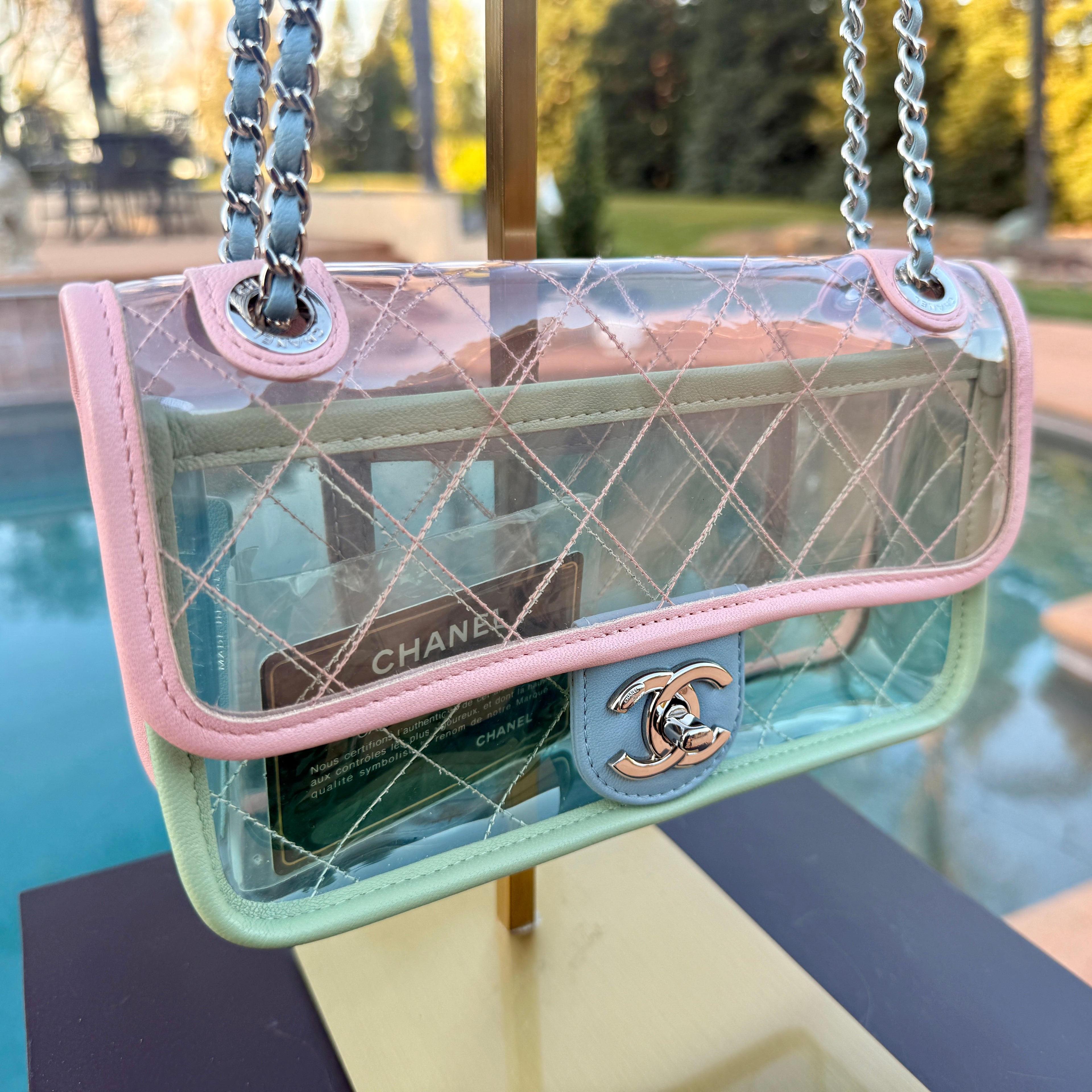 Chanel Clear PVC Splash Bag