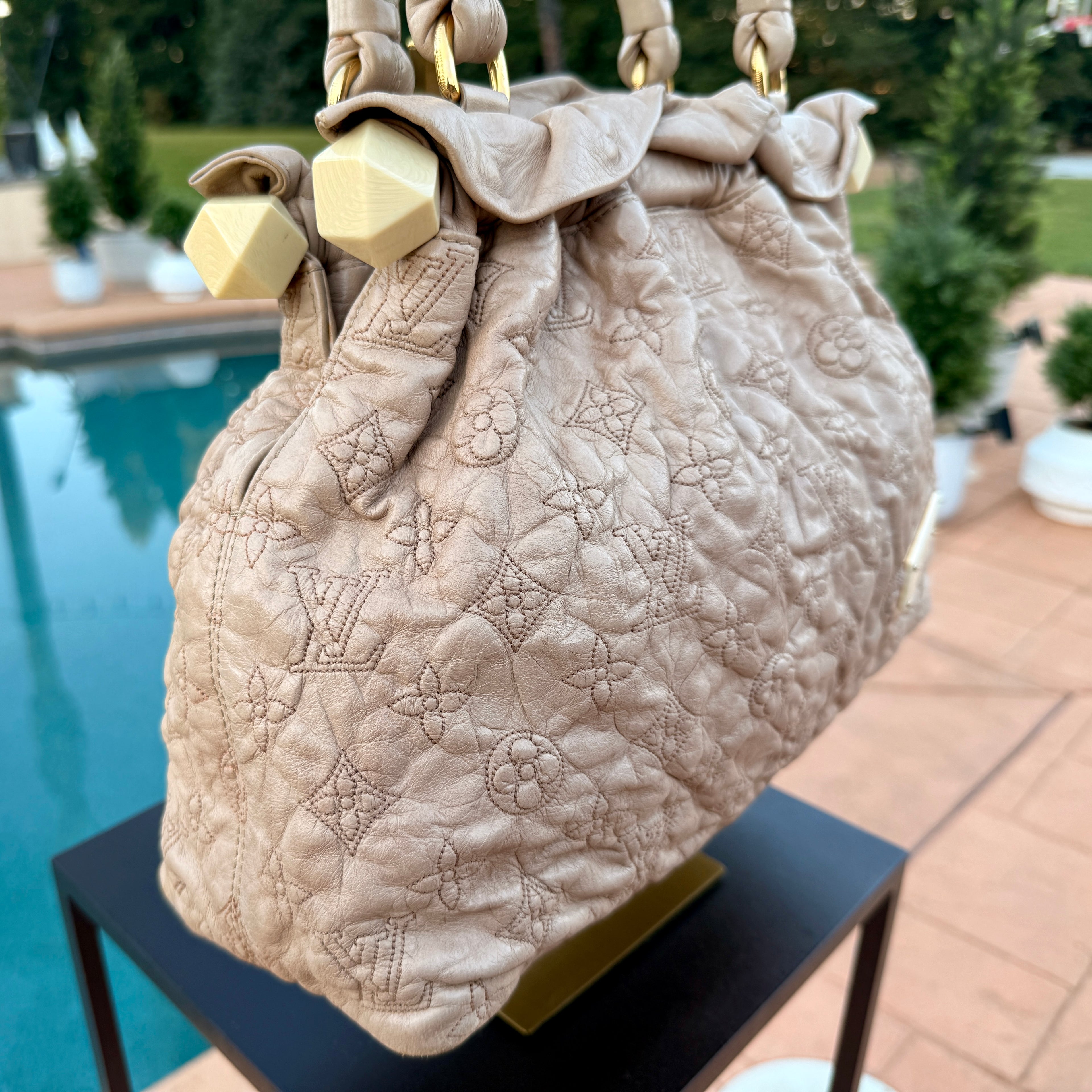 Louis Vuitton Olympe Nimbus Shoulder Bag with Ceramic Hardware RARE