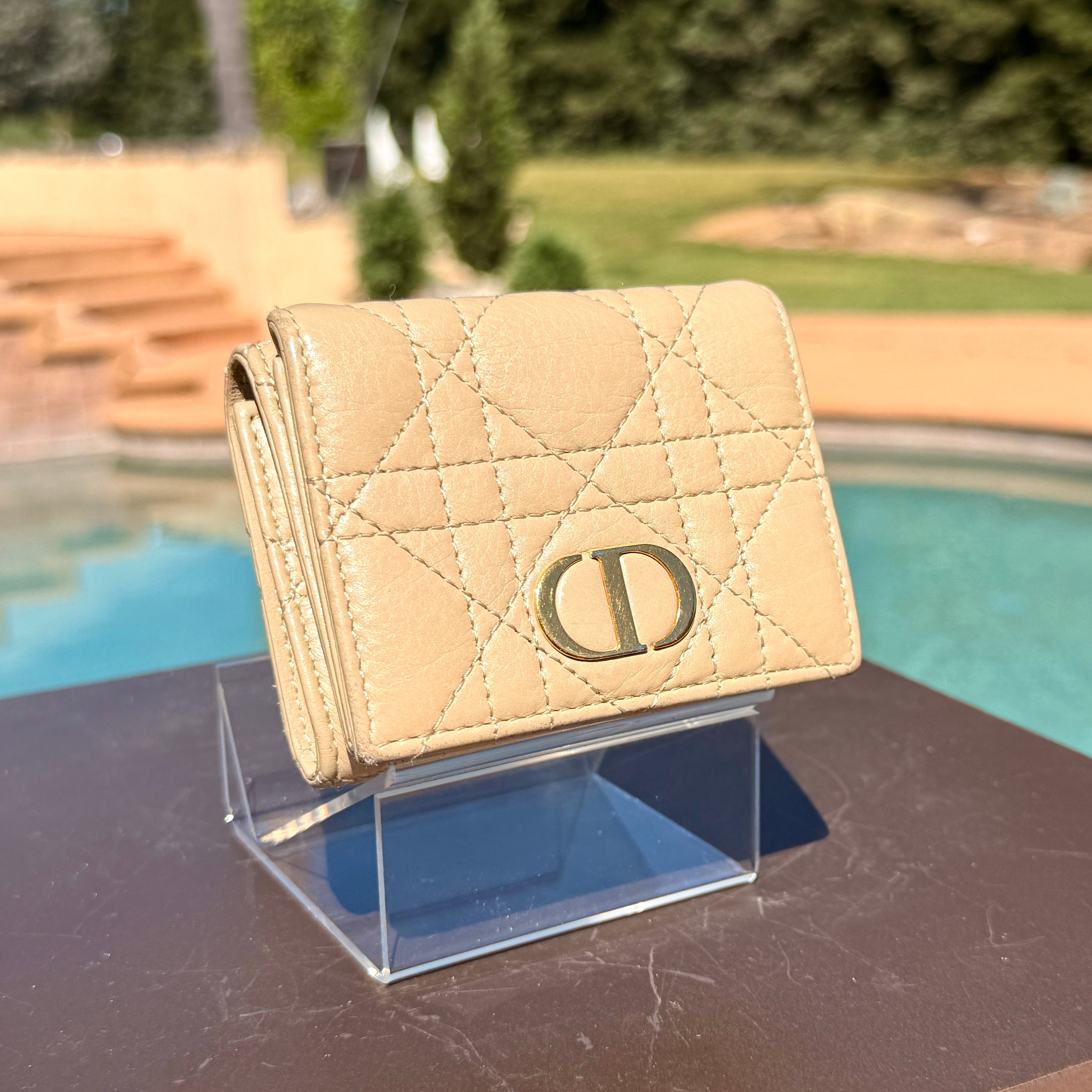 Christian Dior Small Quilted Wallet