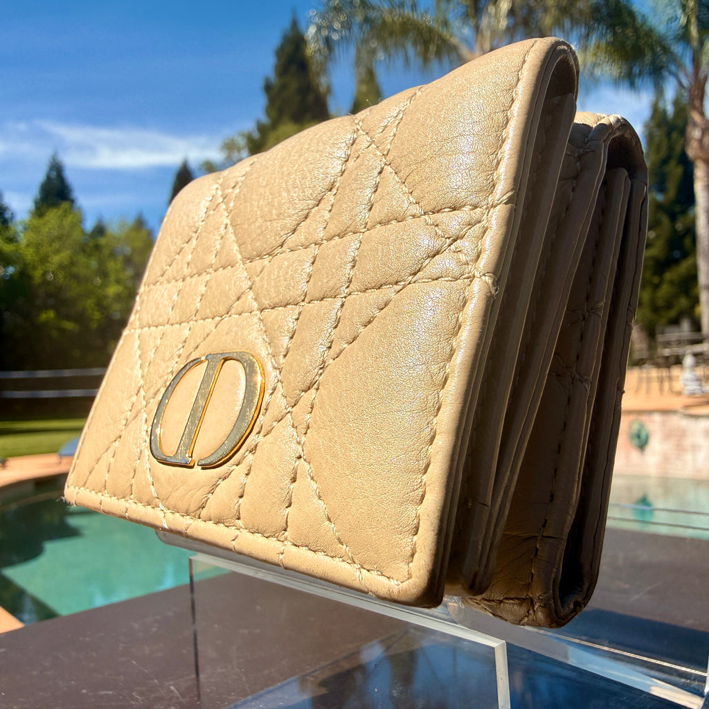 Christian Dior Small Quilted Wallet