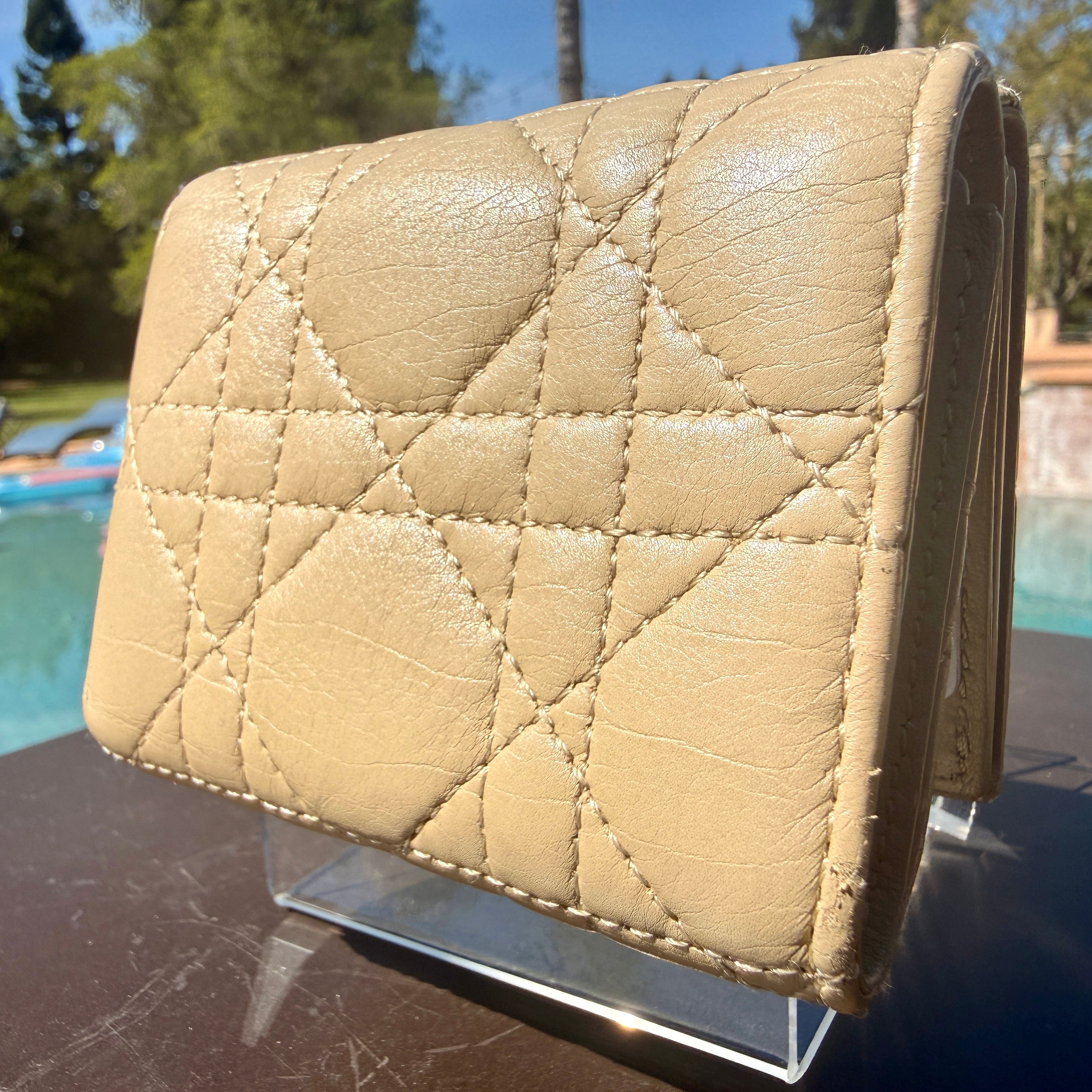 Christian Dior Small Quilted Wallet