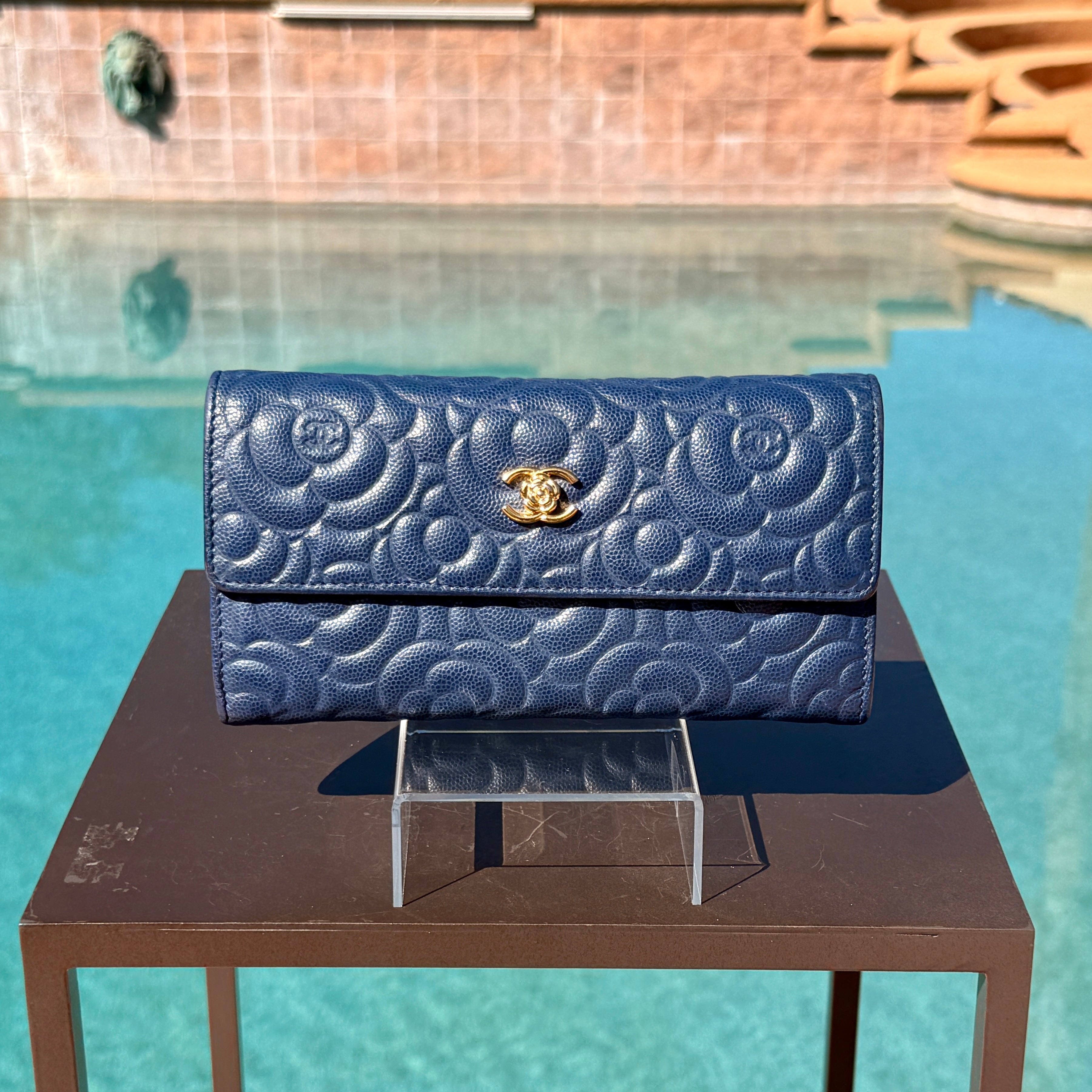 Chanel Camilla Long Snap Wallet