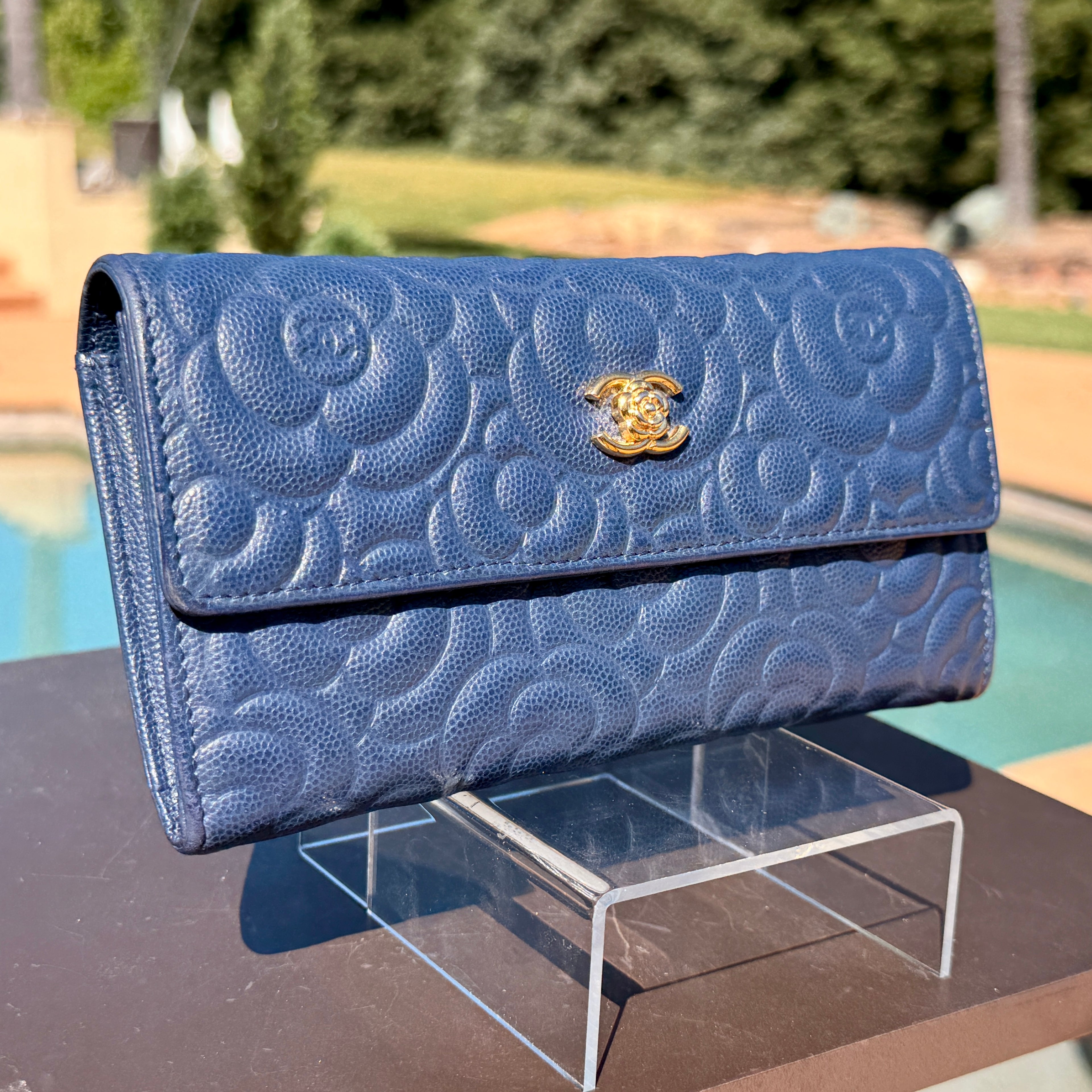 Chanel Camilla Long Snap Wallet
