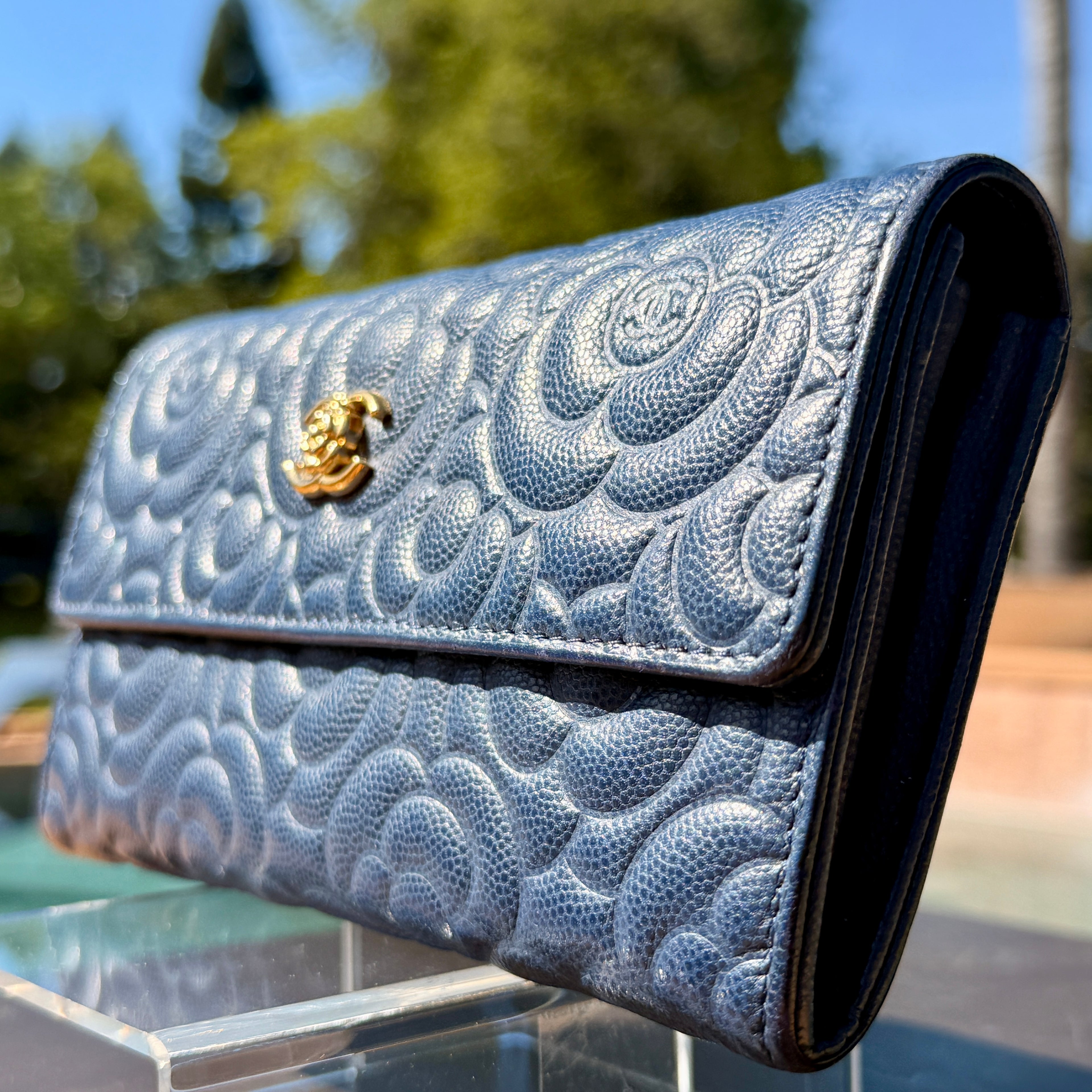 Chanel Camilla Long Snap Wallet