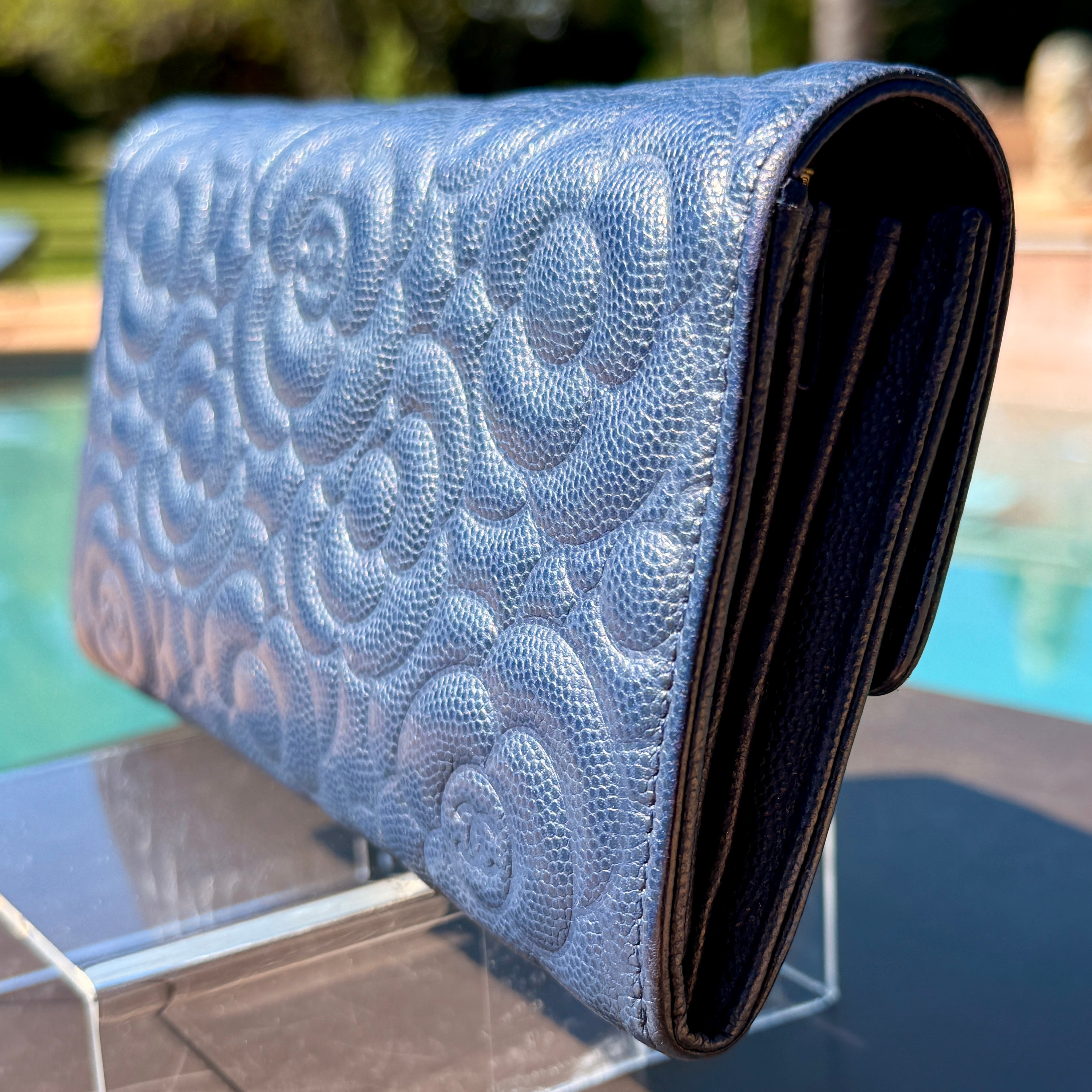 Chanel Camilla Long Snap Wallet