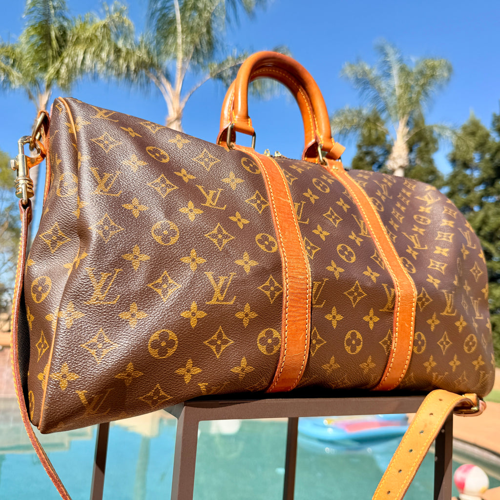 Louis Vuitton Vintage Monogram Keepall Bandolier 45