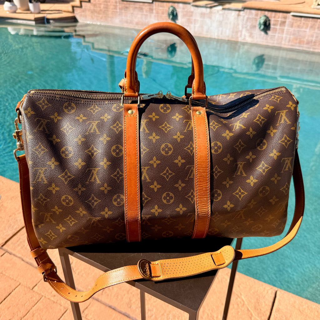 Louis Vuitton Vintage Monogram Keepall Bandolier 45