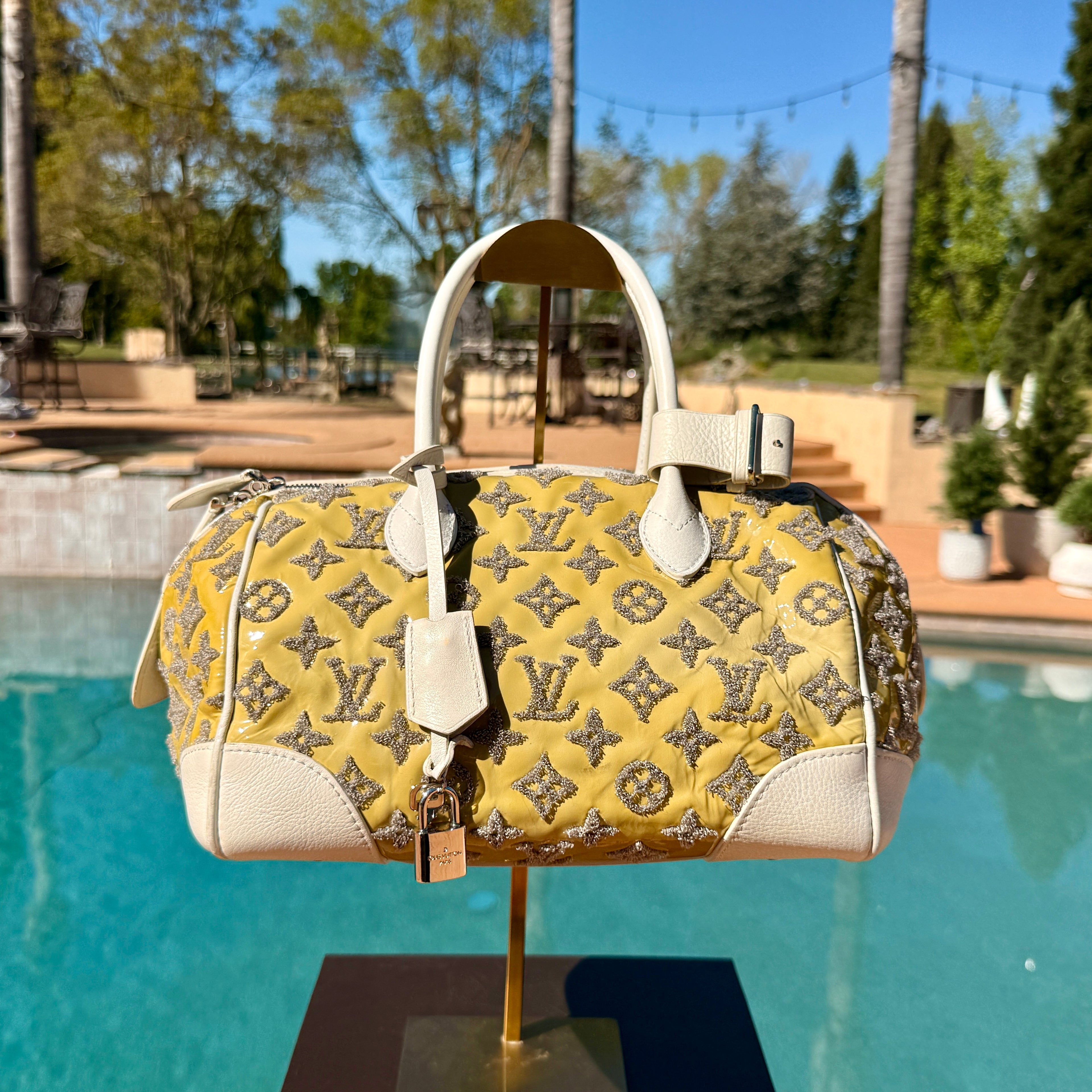 Louis Vuitton Limited Edition Speedy 25 Monogram Embossed