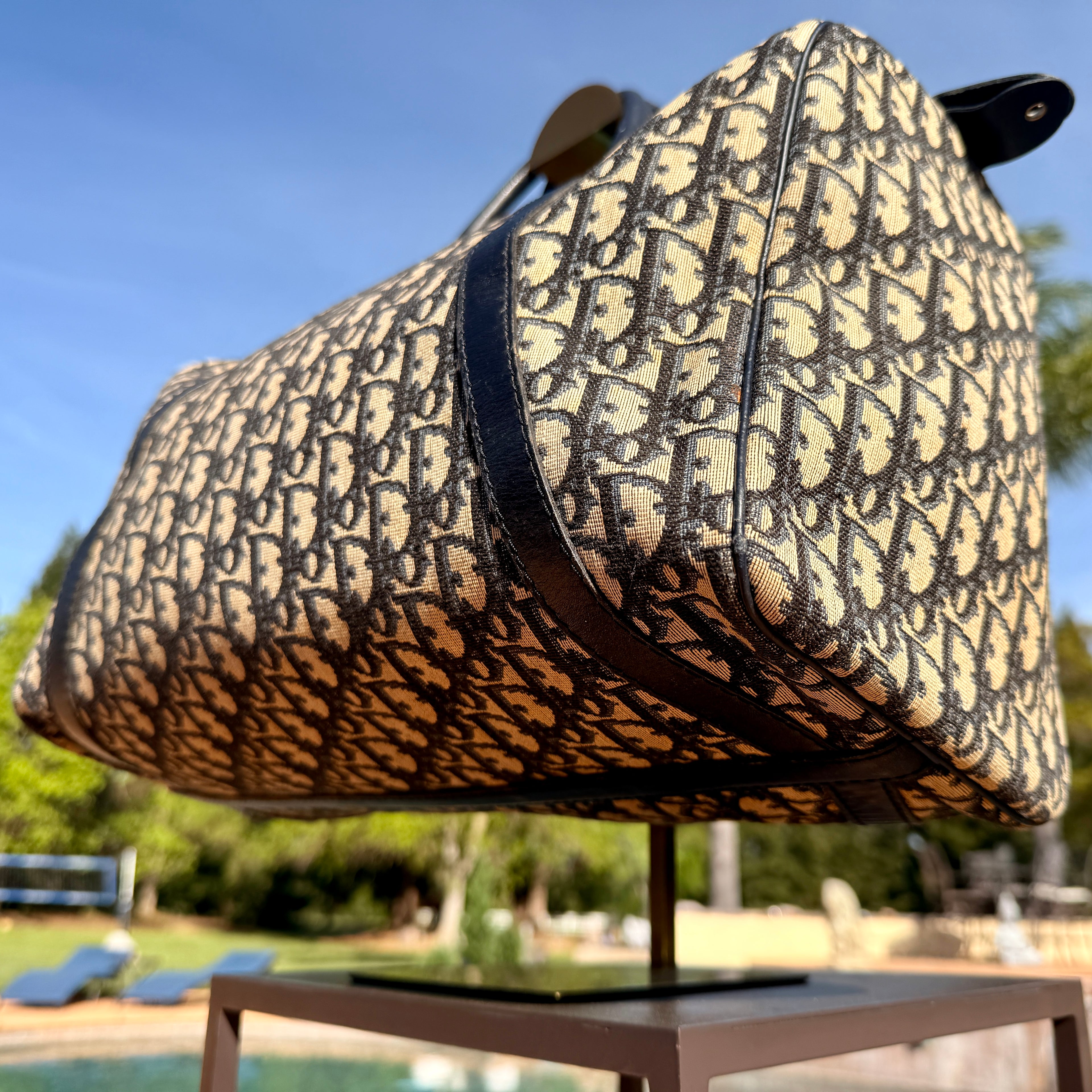 Christian Dior Vintage Trotter Boston Bag 40