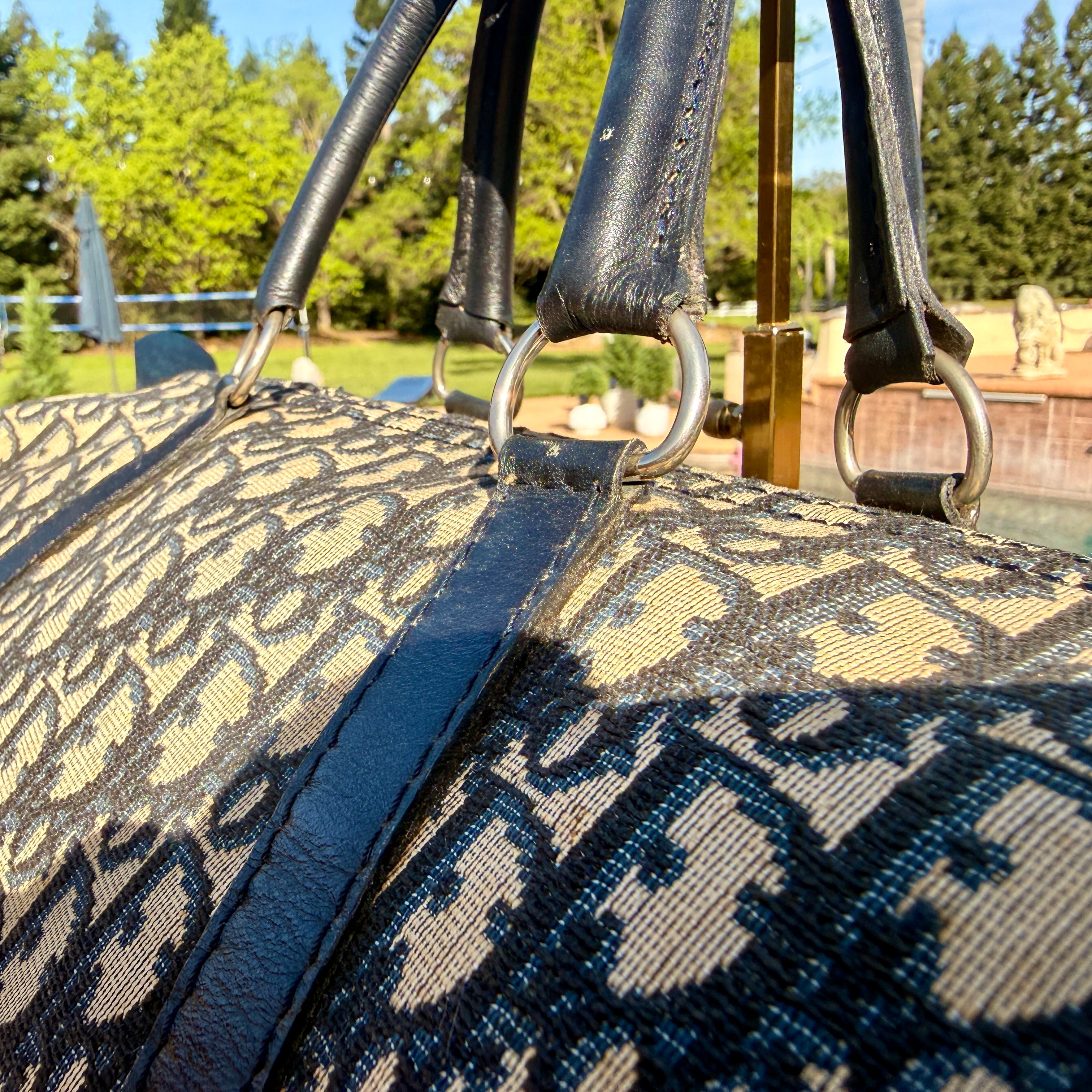 Christian Dior Vintage Trotter Boston Bag 40