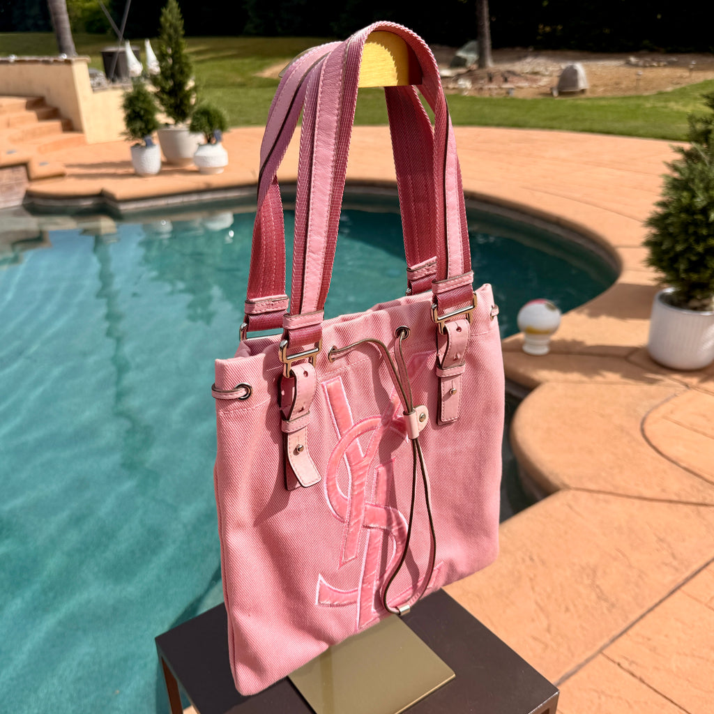 Yves Saint Laurent Small Pink Tote Bag