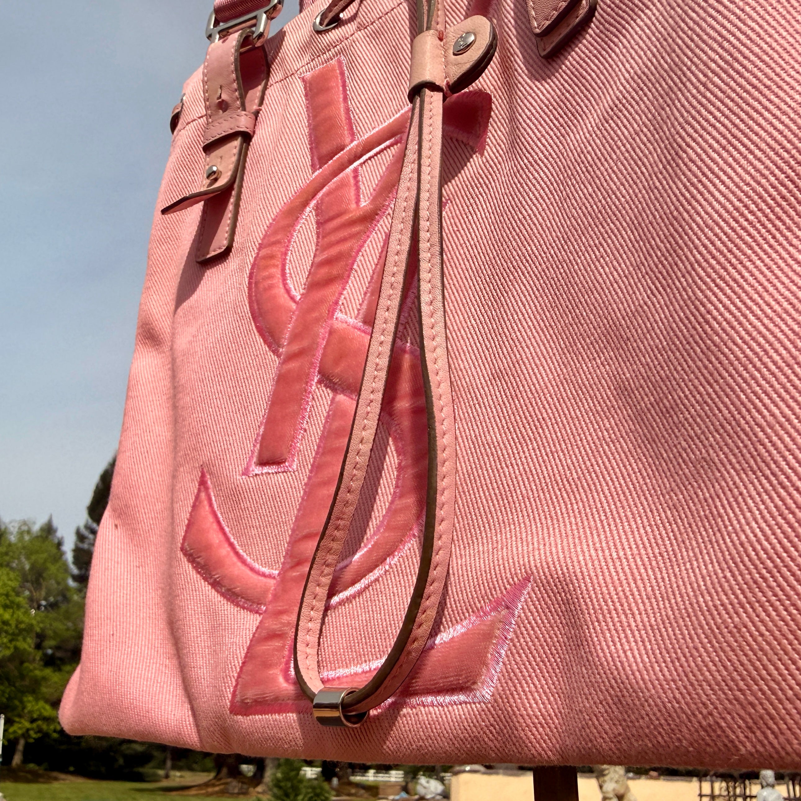 Yves Saint Laurent Small Pink Tote Bag