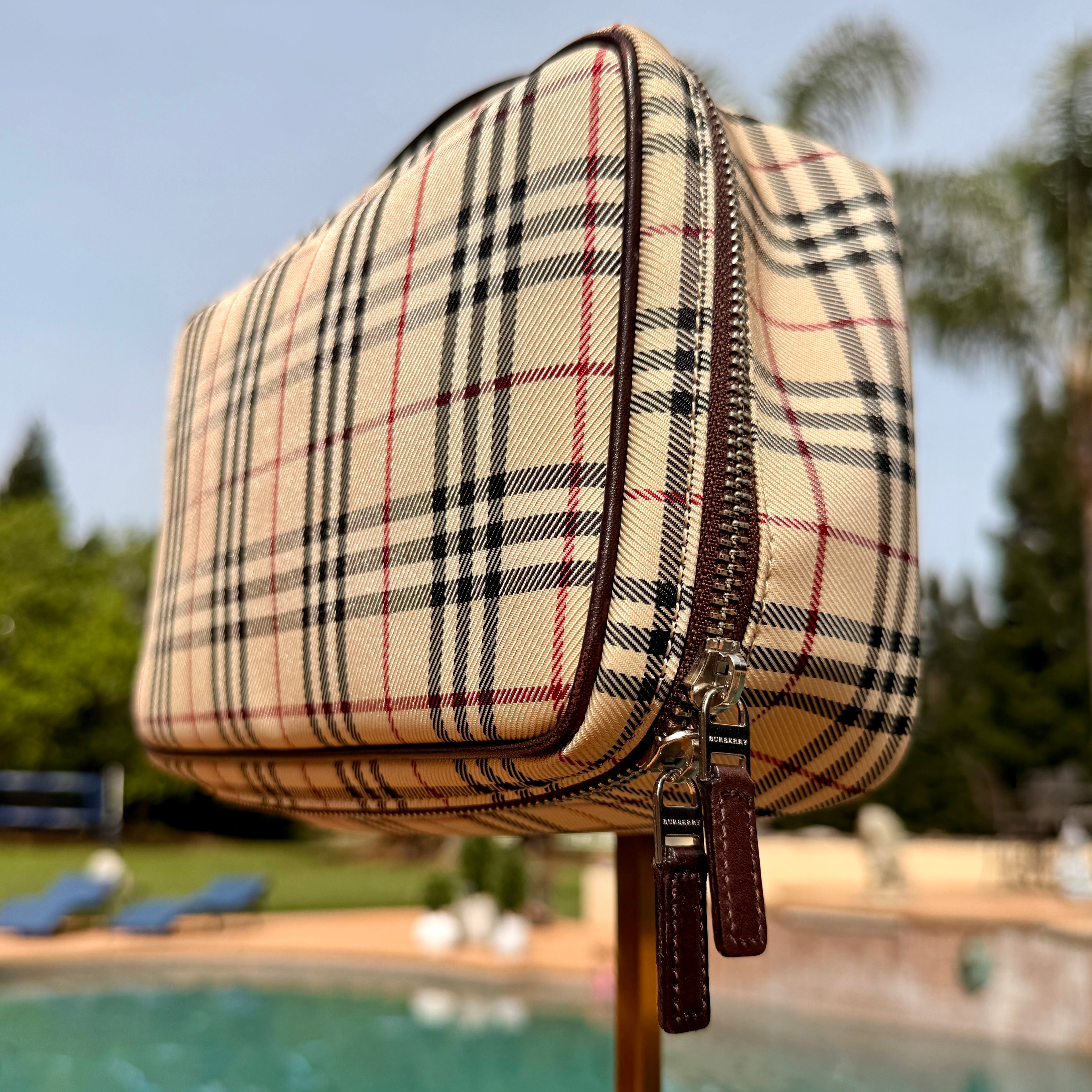 Burberry Soft Shell Vanity Makeup Case