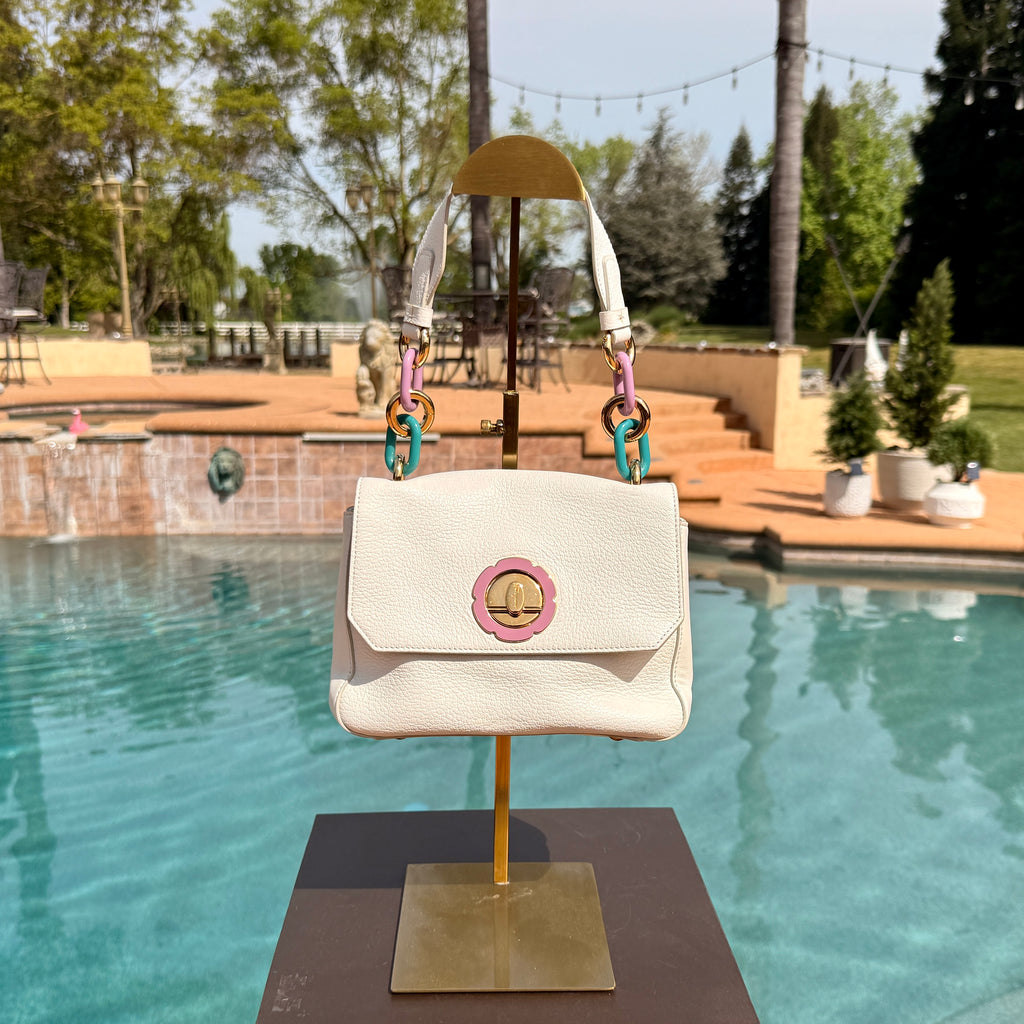 Salvatore Ferragamo Shoulder Bag with Gold Hardware