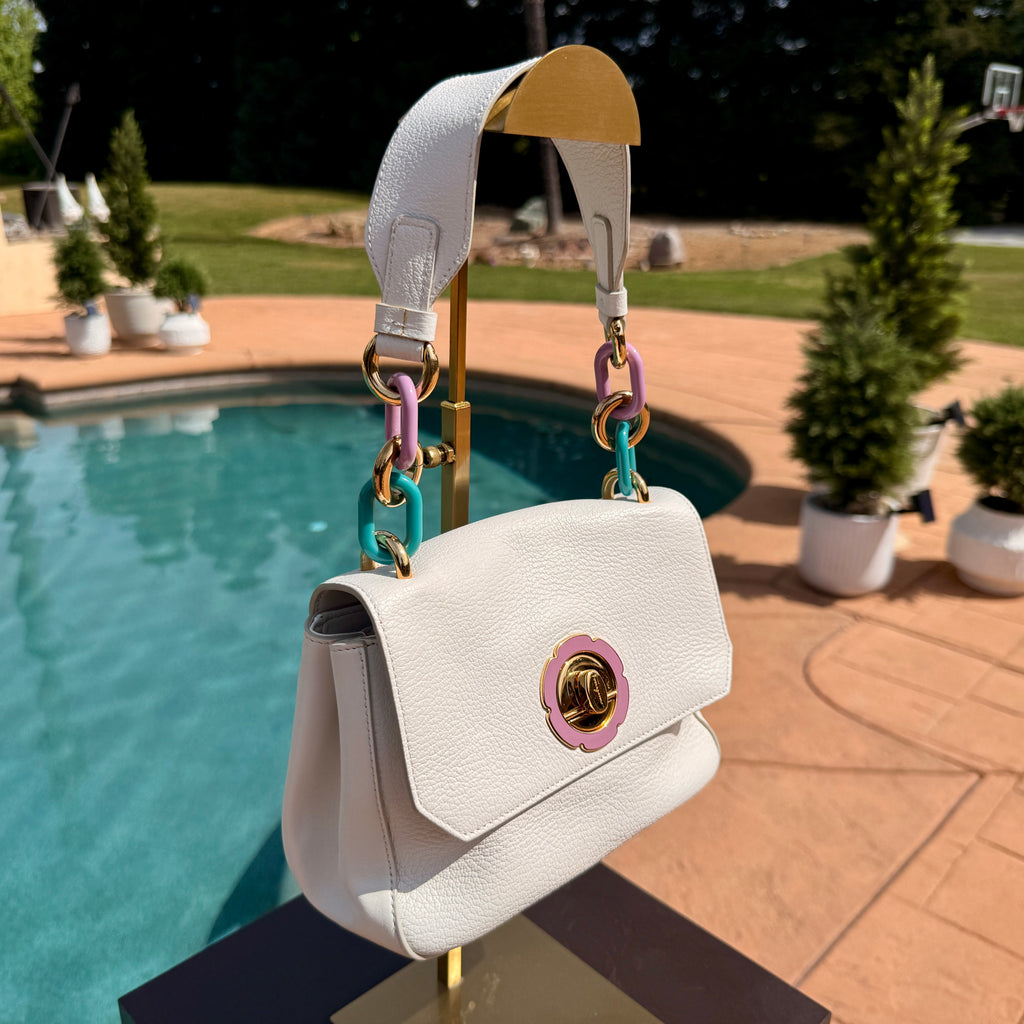 Salvatore Ferragamo Shoulder Bag with Gold Hardware