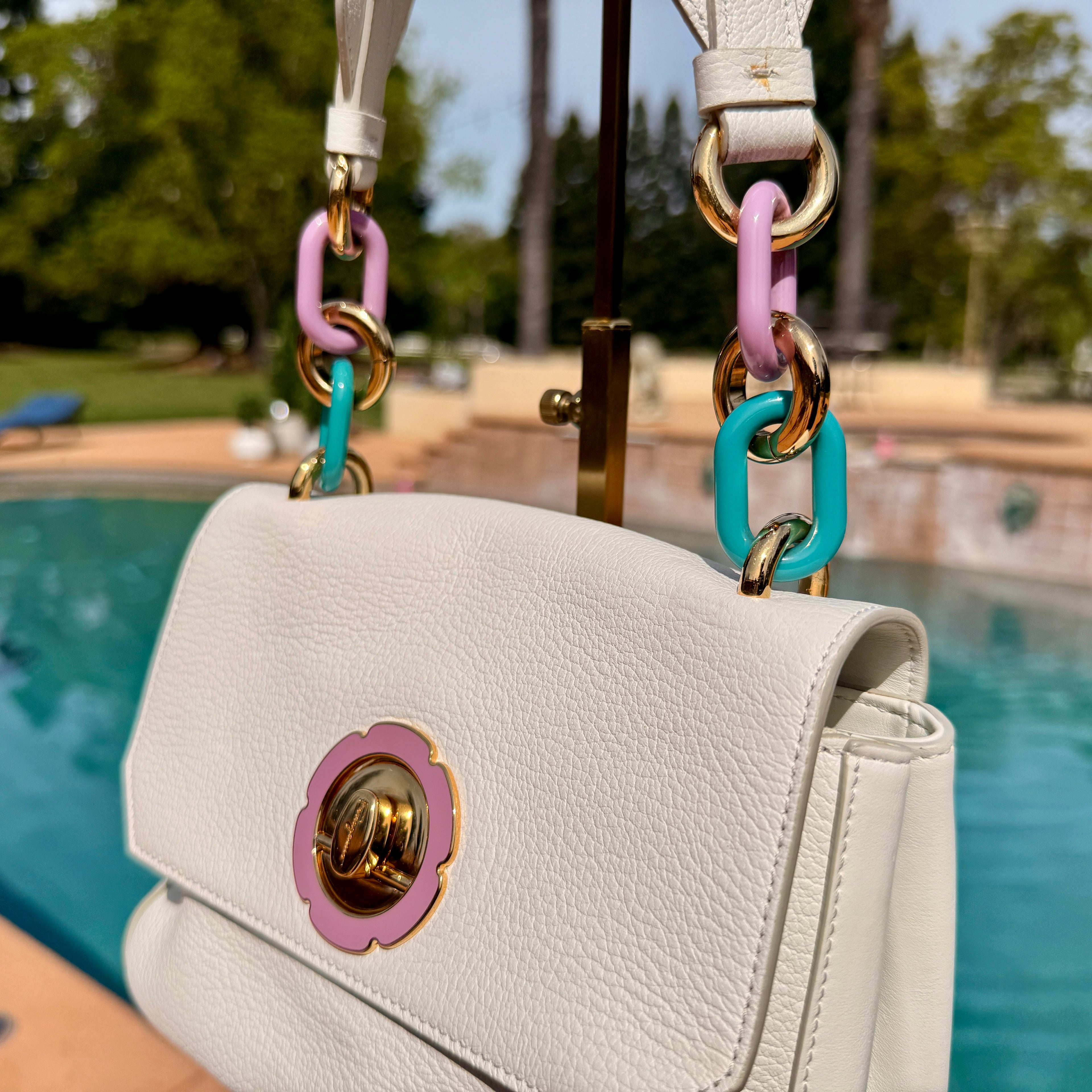 Salvatore Ferragamo Shoulder Bag with Gold Hardware