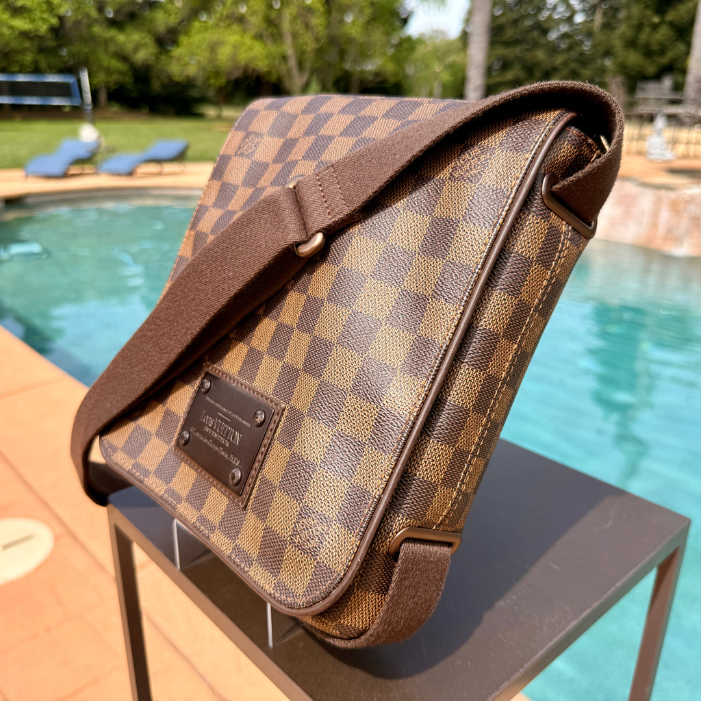 Louis Vuitton	Satchel (Crossbody) Damier Ebene w/ Tabacco Hardware