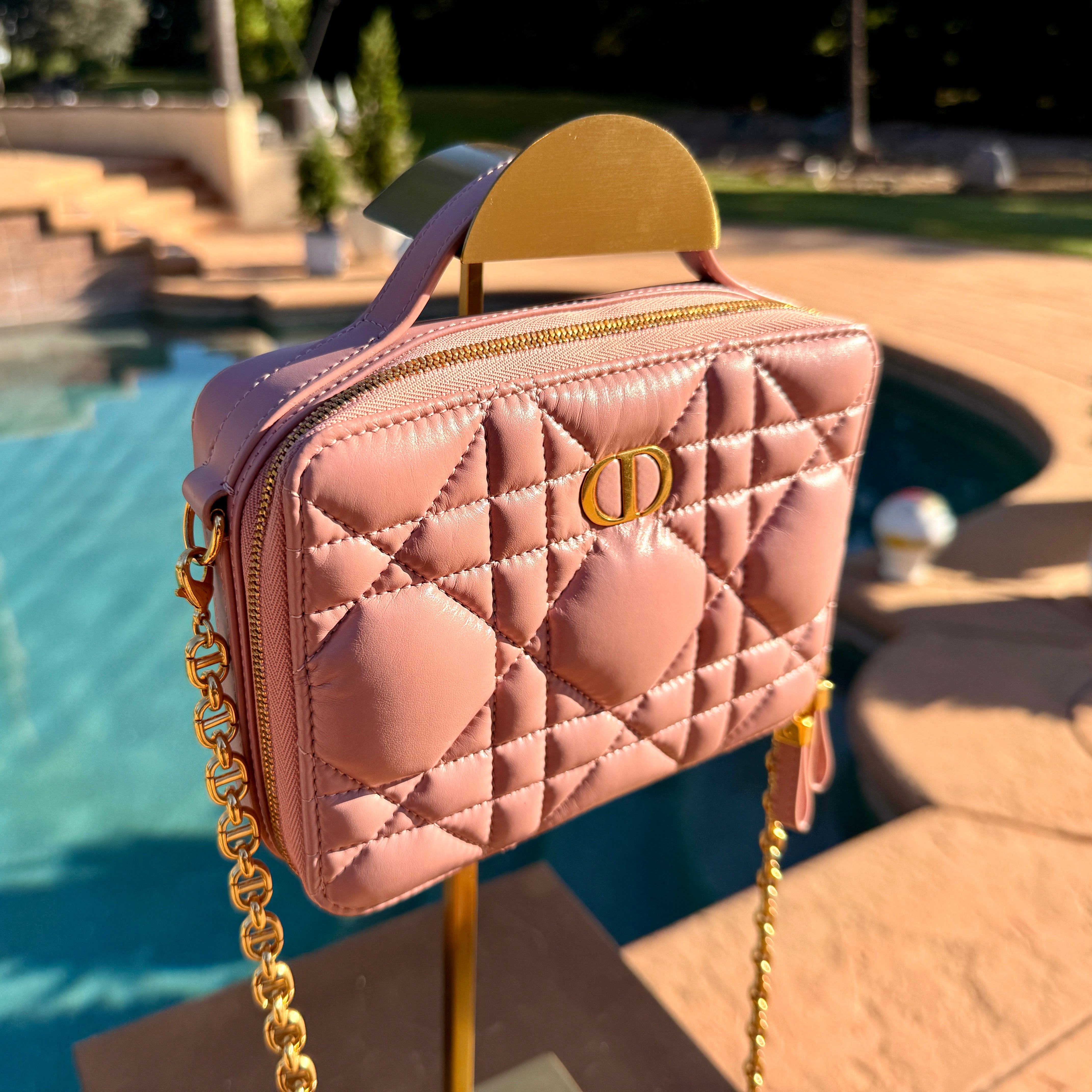 Christian Dior Caro Box Crossbody with Gold Hardware – The Macali