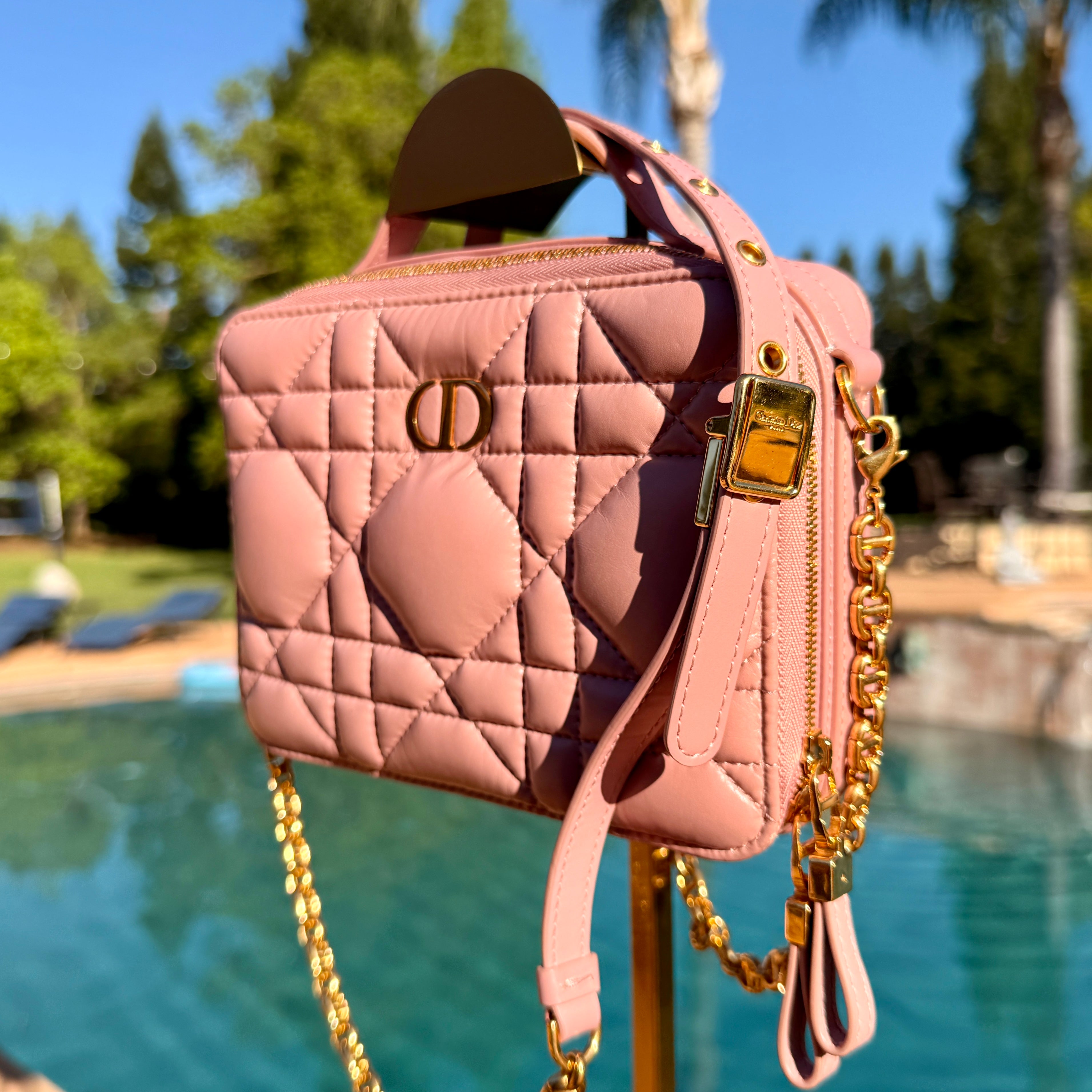 Christian Dior Caro Box Crossbody with Gold Hardware – The Macali