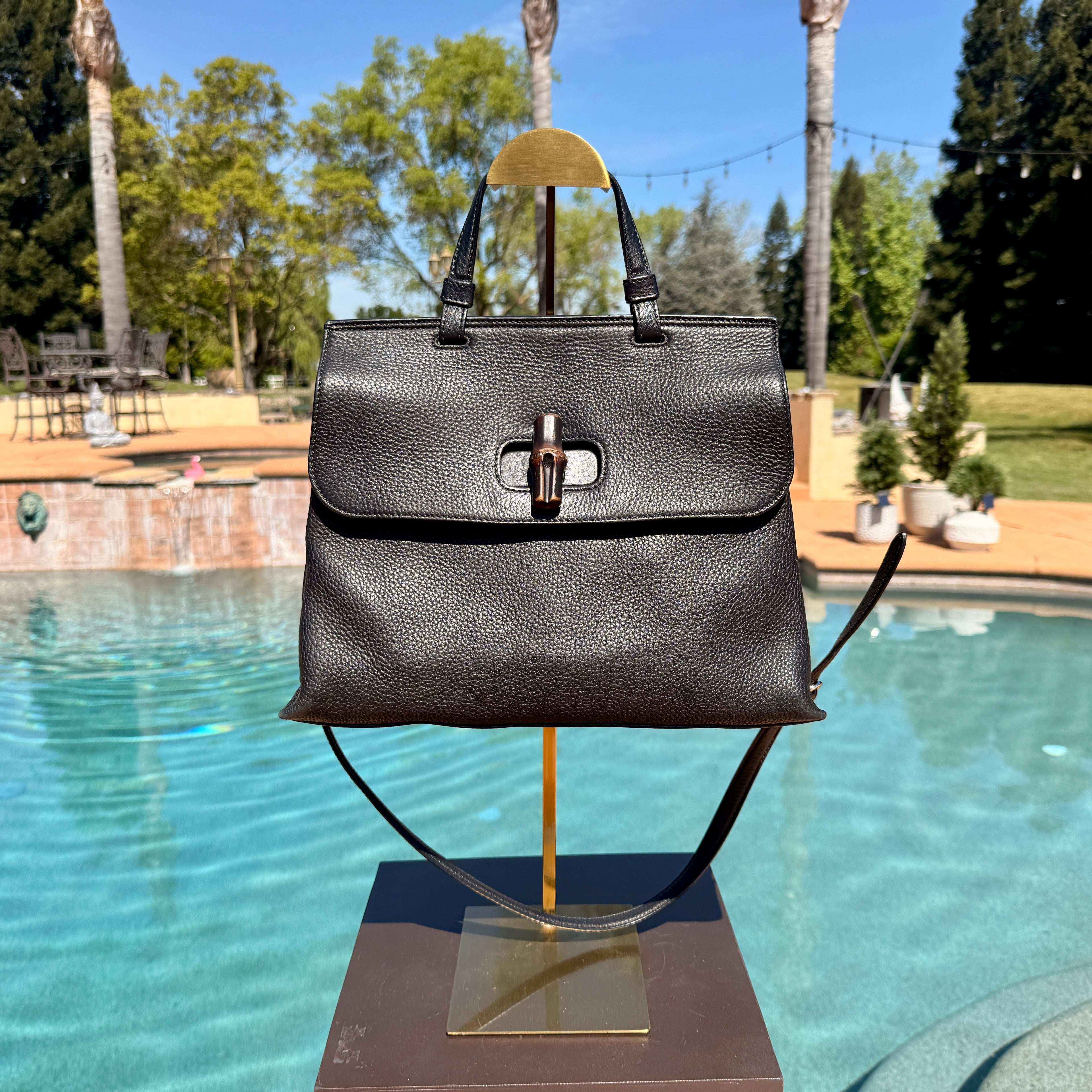 Gucci Crossbody Flap with Bamboo Lock