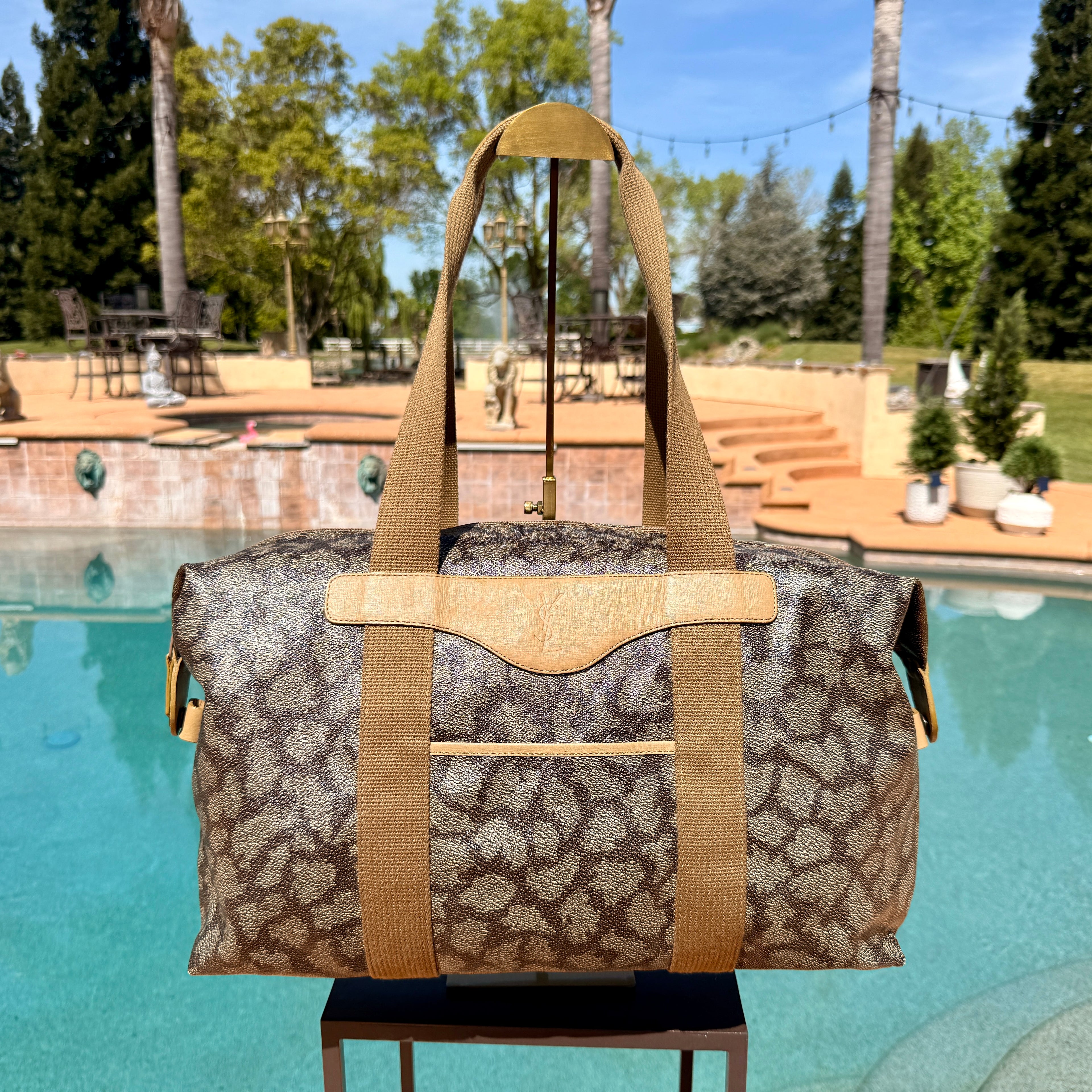 Yves Saint Laurent Giraffe Print 45 Keepall