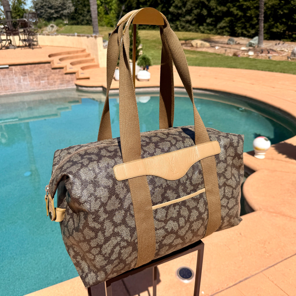Yves Saint Laurent Giraffe Print 45 Keepall