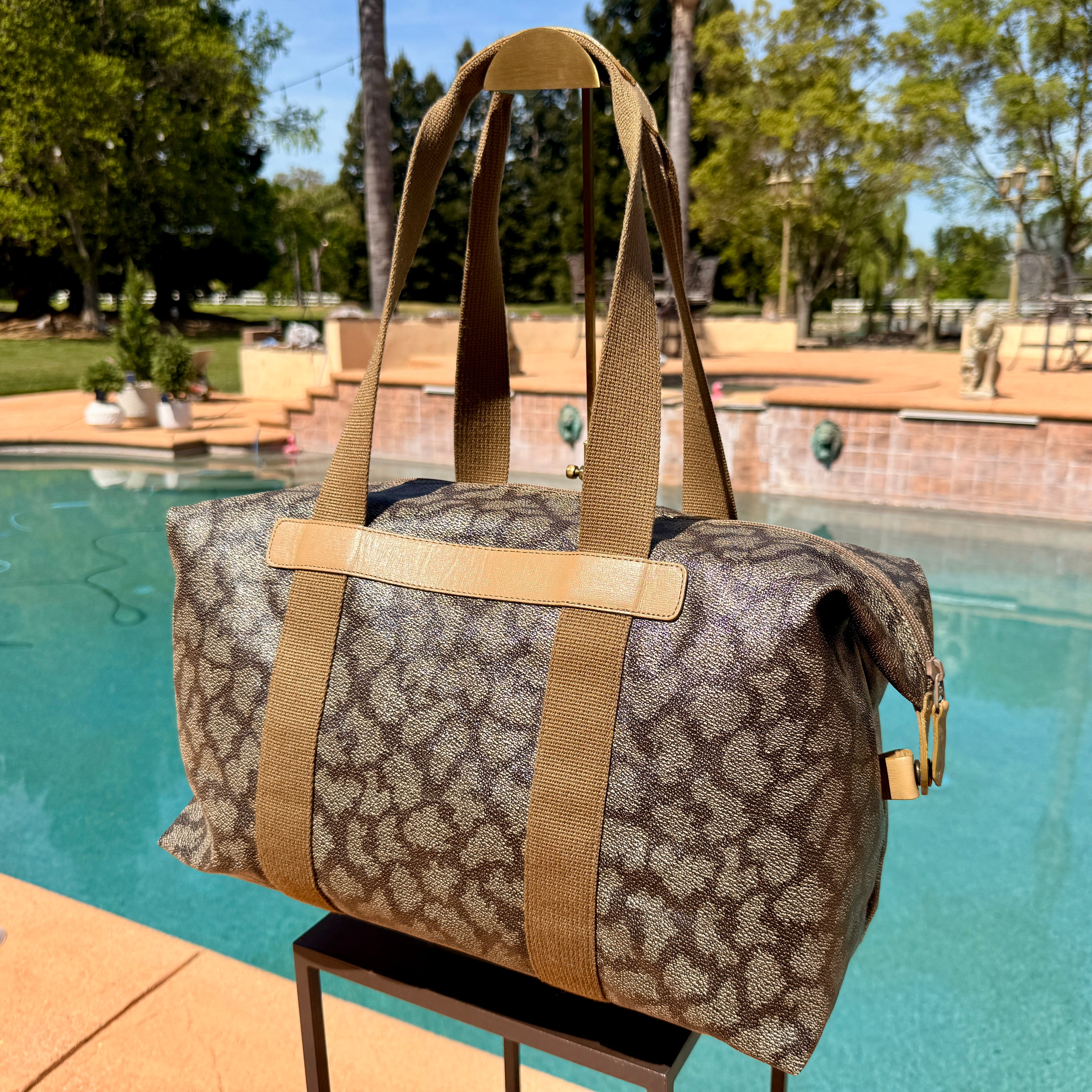 Yves Saint Laurent Giraffe Print 45 Keepall