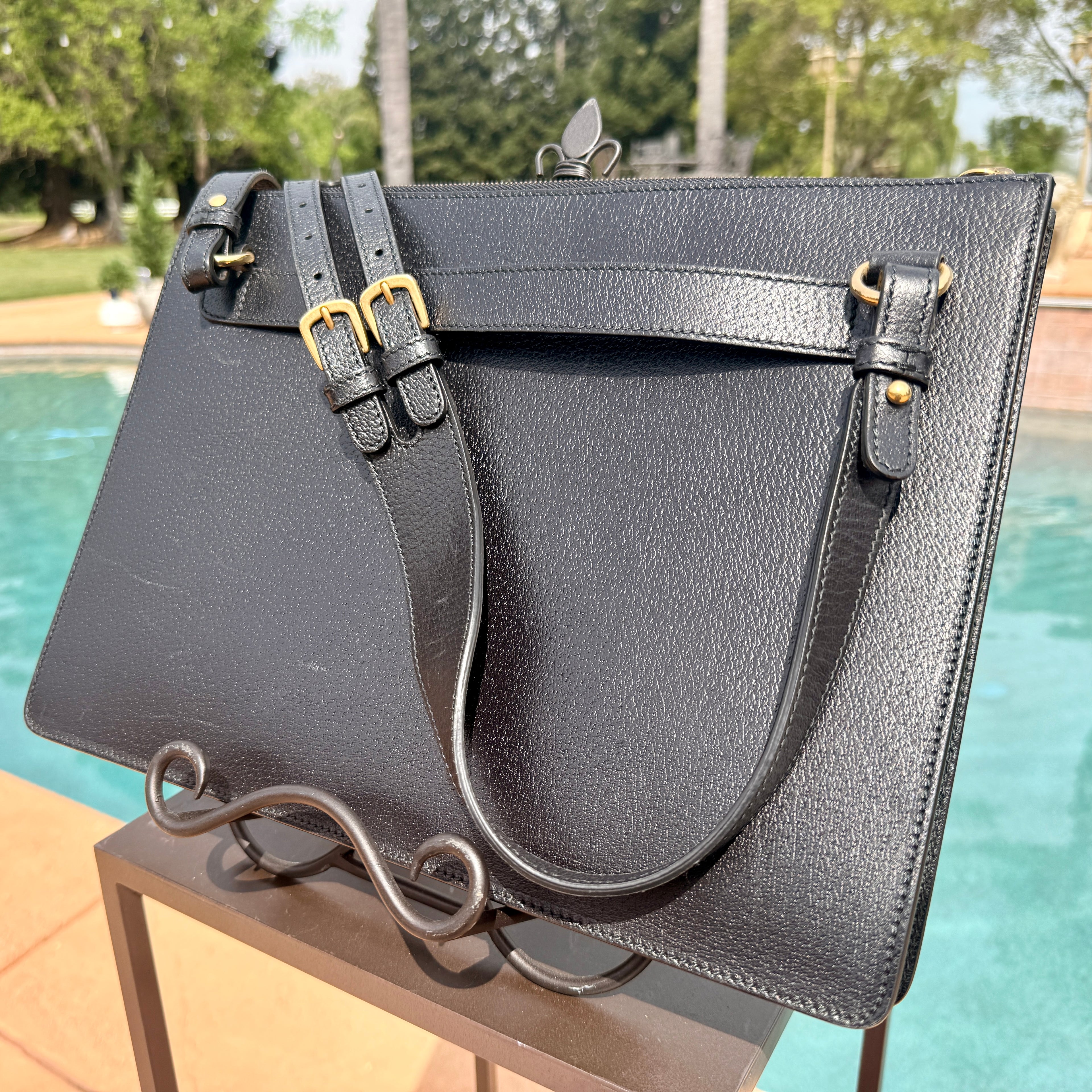 Gucci Web Trademark Cross Body Messenger Bag