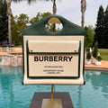 Burberry	Two-Tone Medium Pocket Tote